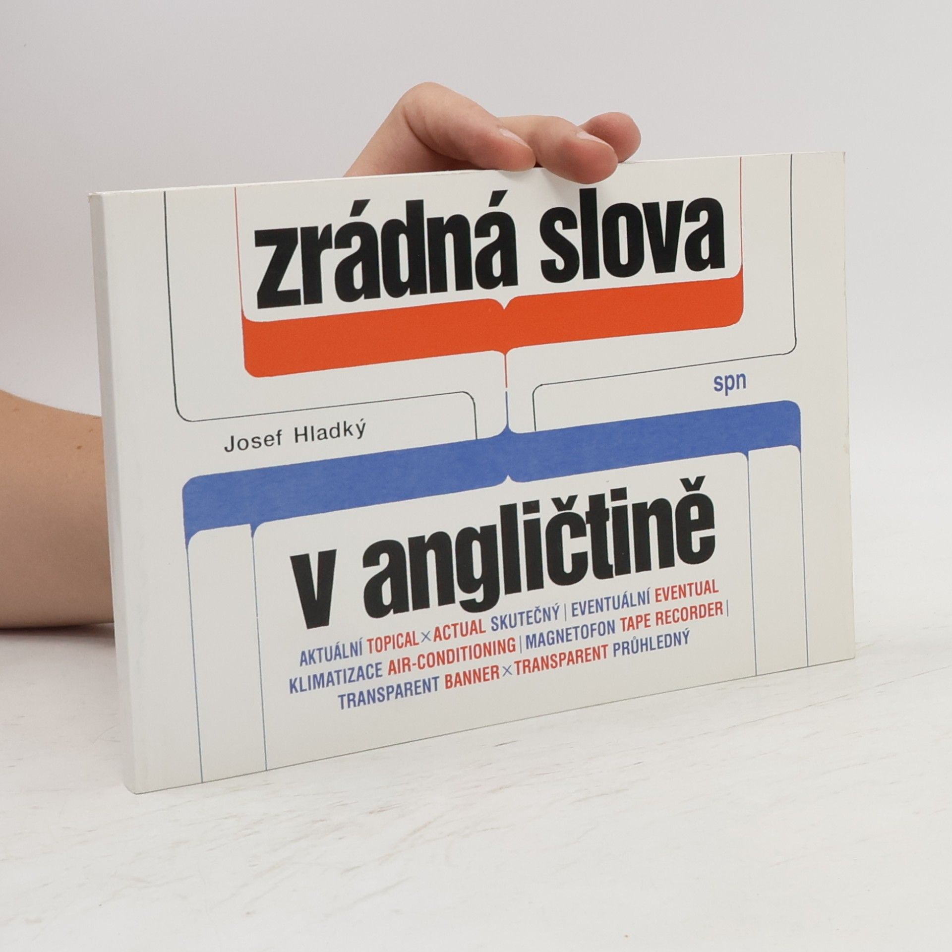 Josef Hladký Zrádná slova v angličtině