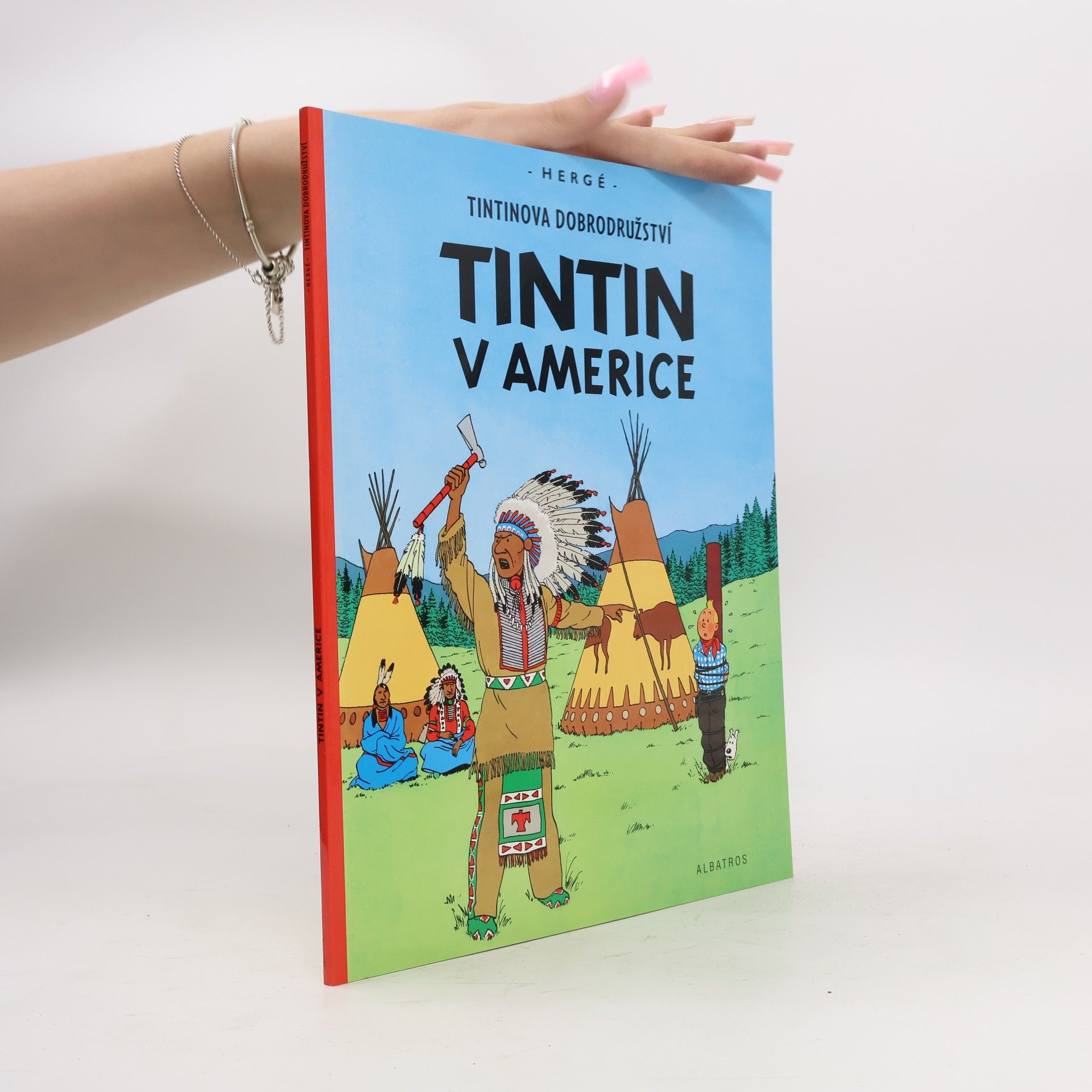 Hergé Tintin v Americe