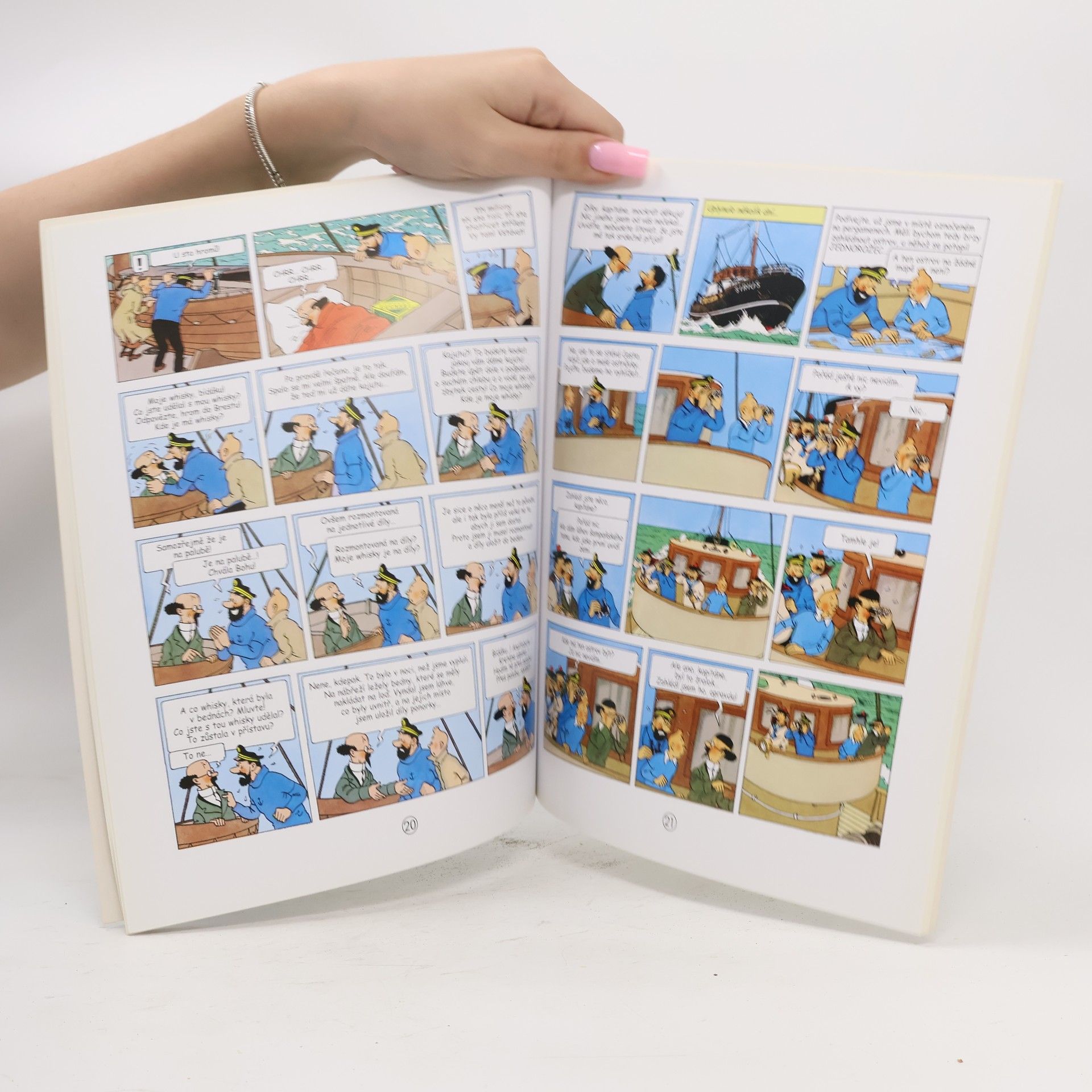 Hergé Poklad Rudého Rackhama