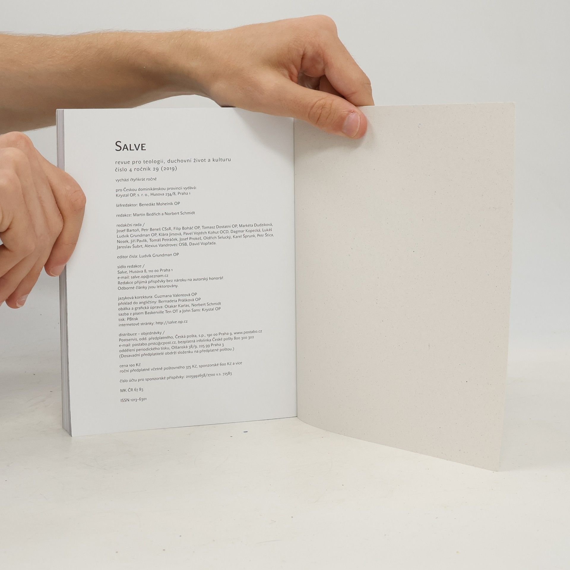 Collectif d'auteurs Salve. Revue pro teologii, duchovní život a kulturu 2/22