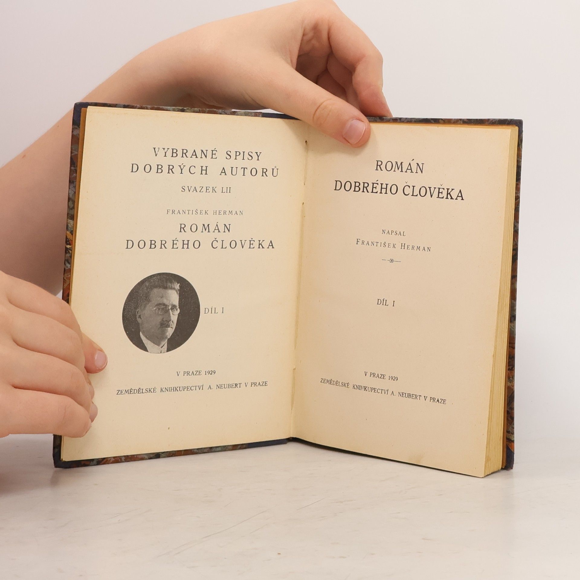 František Heřman Román dobrého člověka díl I.
