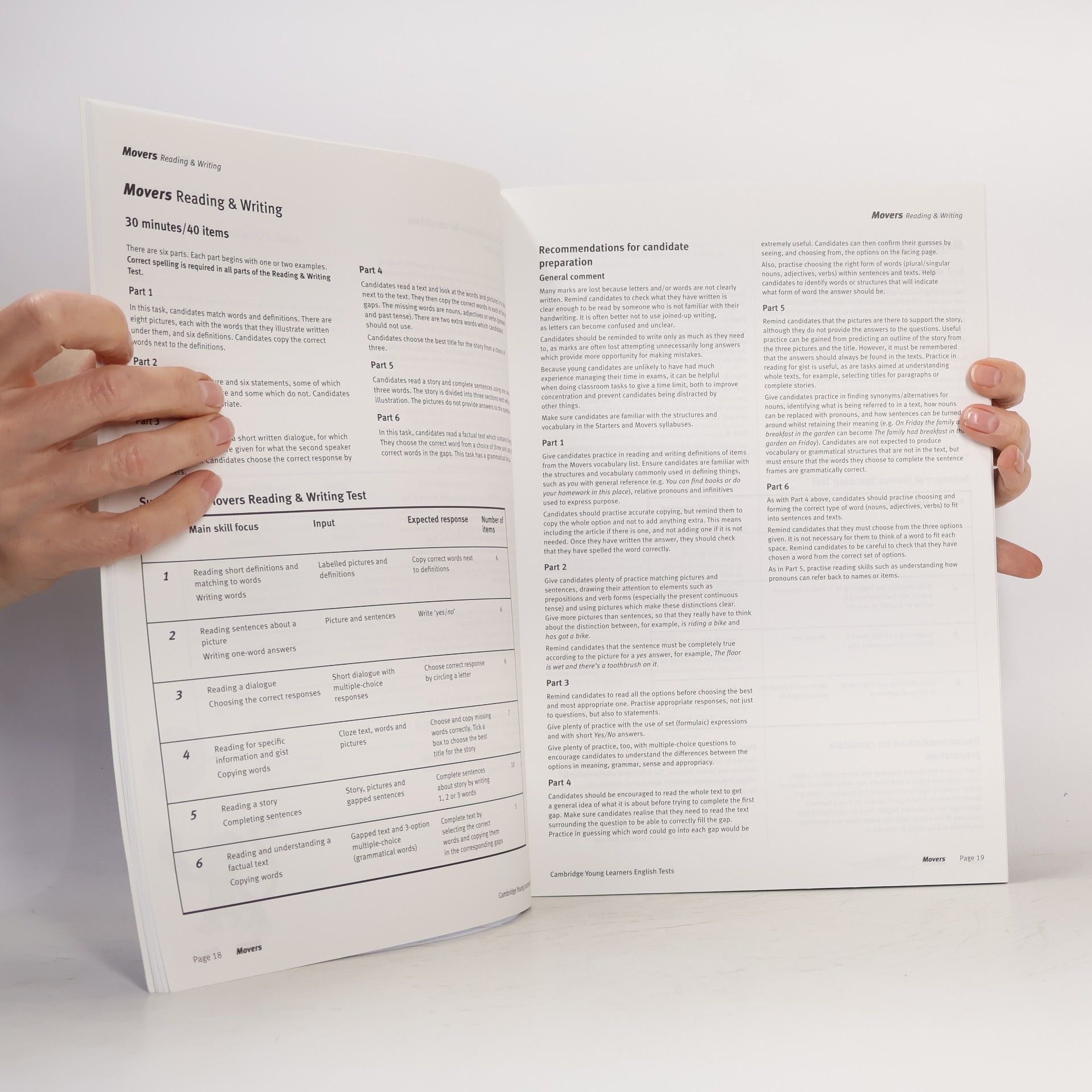 Various authors Cambridge Young Learners English Tests. Handbook for Teachers, Sample Papers