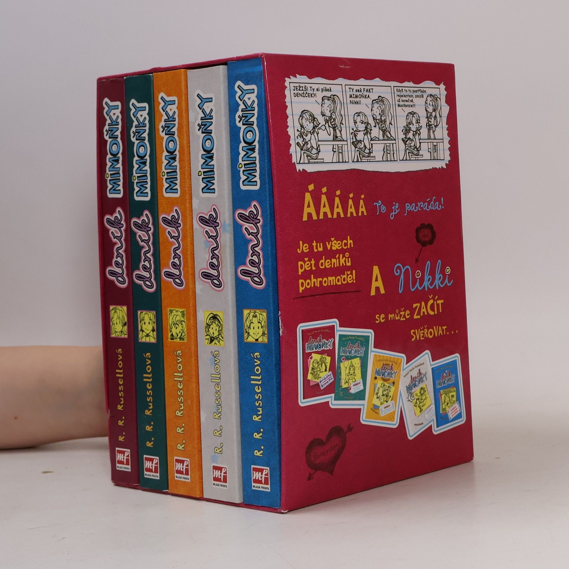 Rachel Renée Russellová Deník mimoňky 1-5 (box)