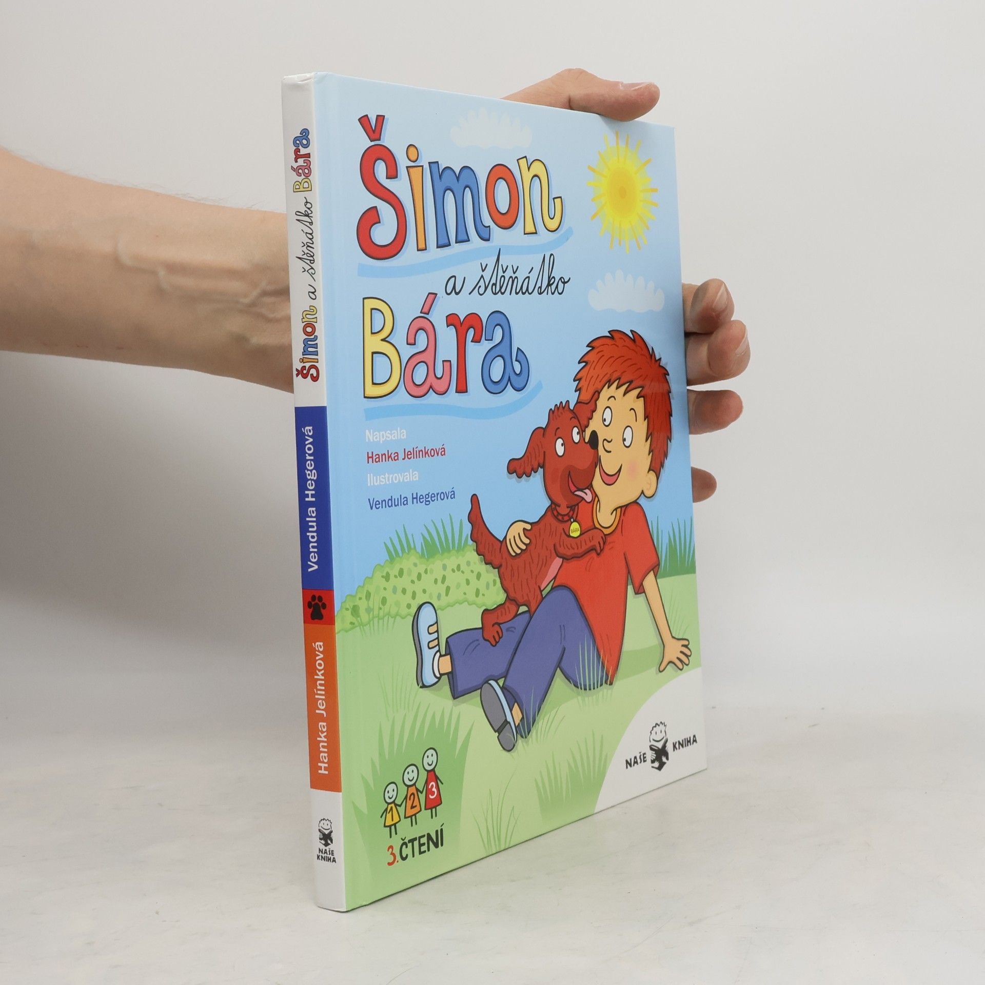 Hanka Jelínková Šimon a štěnátko Bára