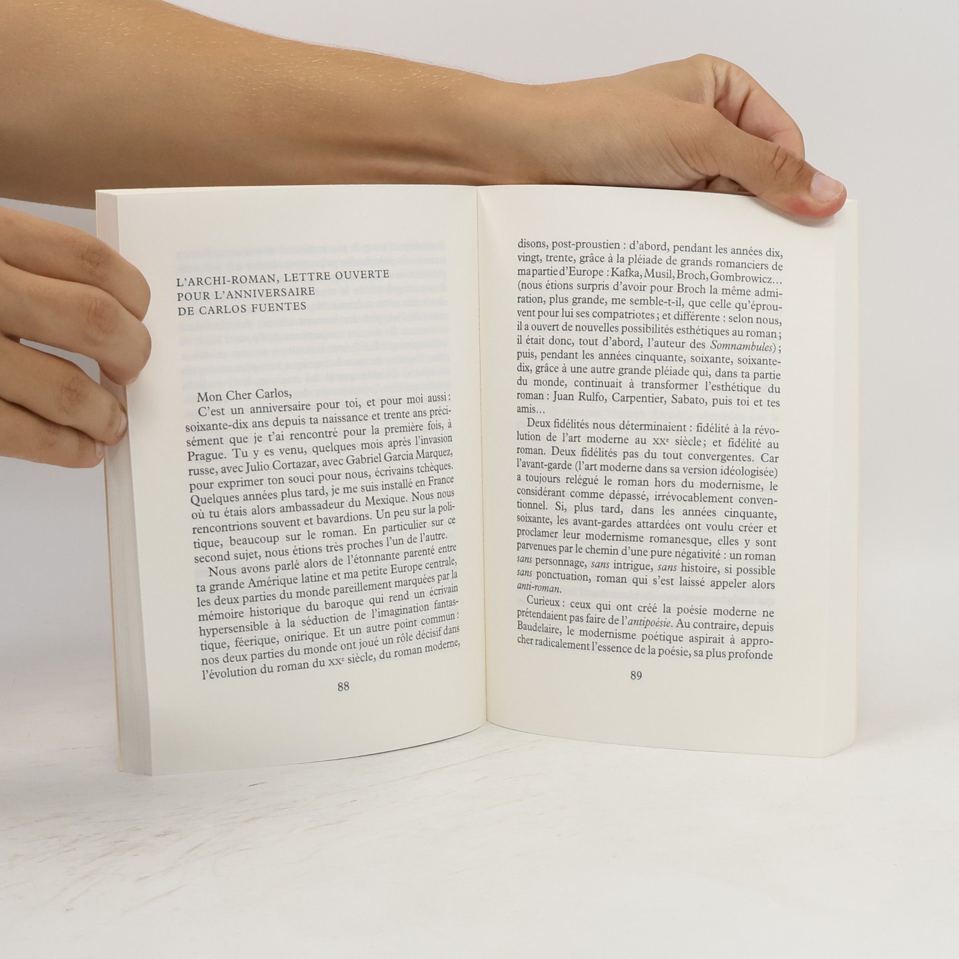 Milan Kundera Une rencontre
