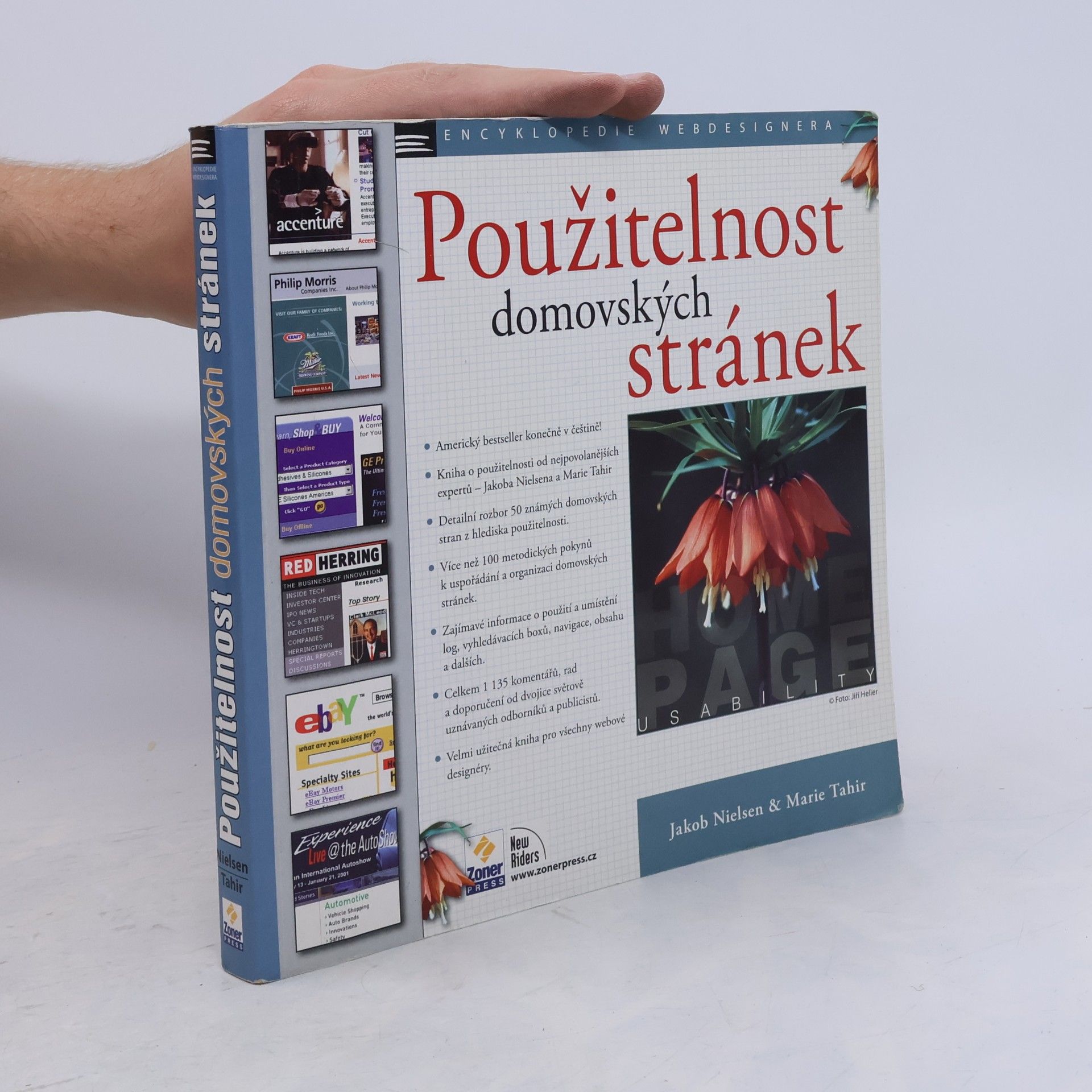 Jakob Nielsen Použitelnost domovských stránek