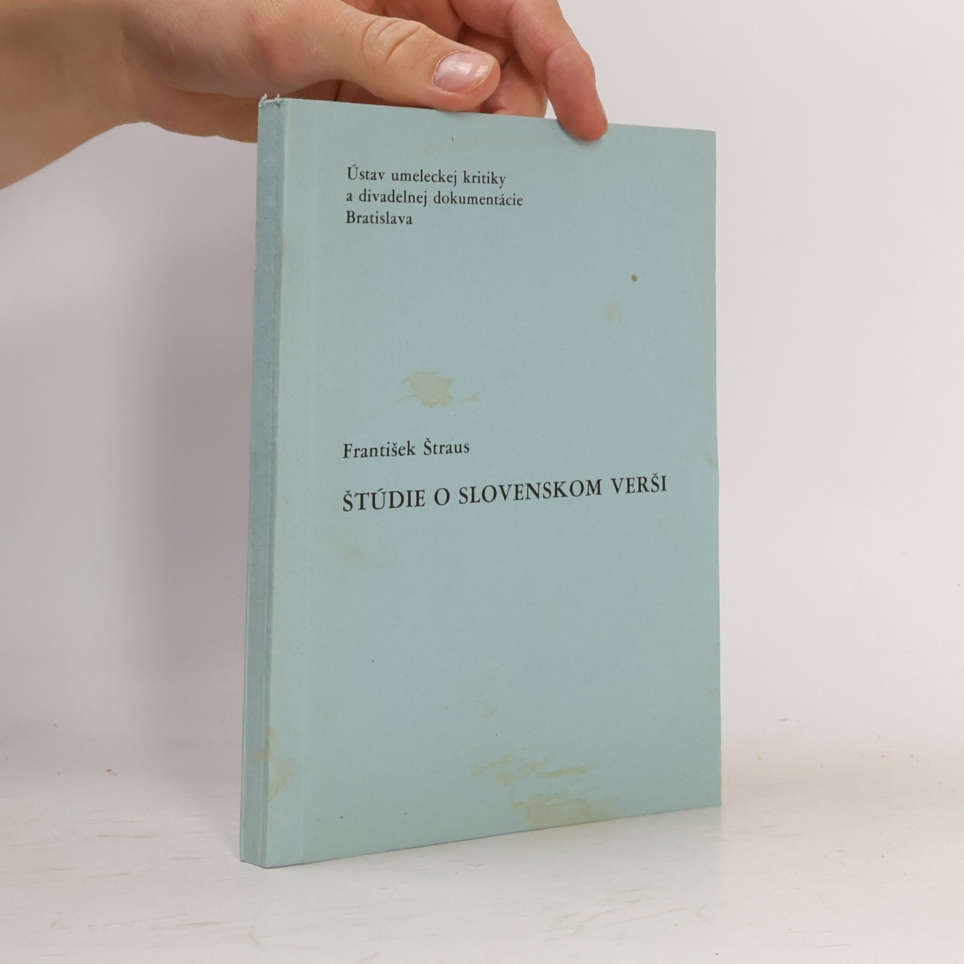 Štúdie o slovenskom verši