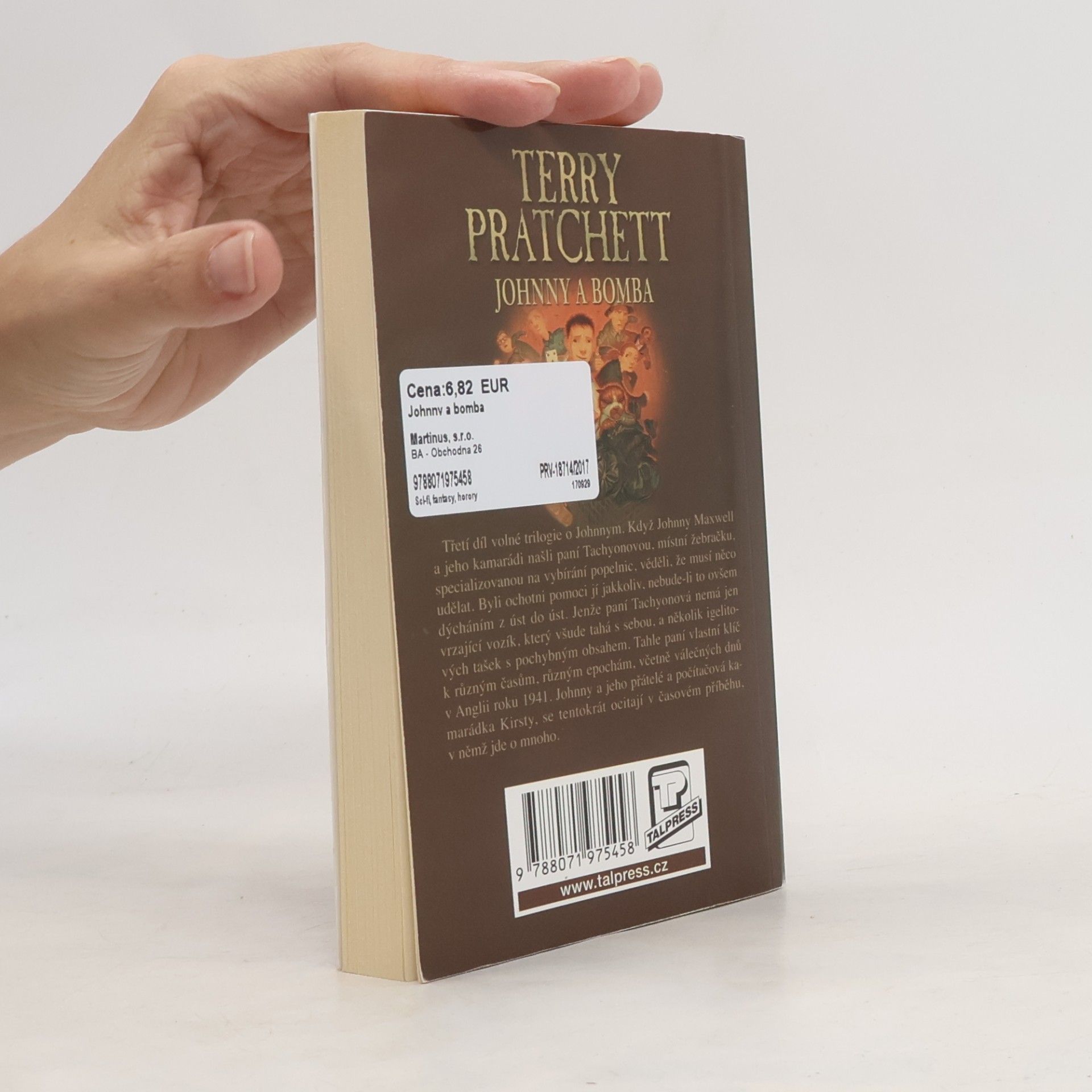 Terry Pratchett Johnny a bomba