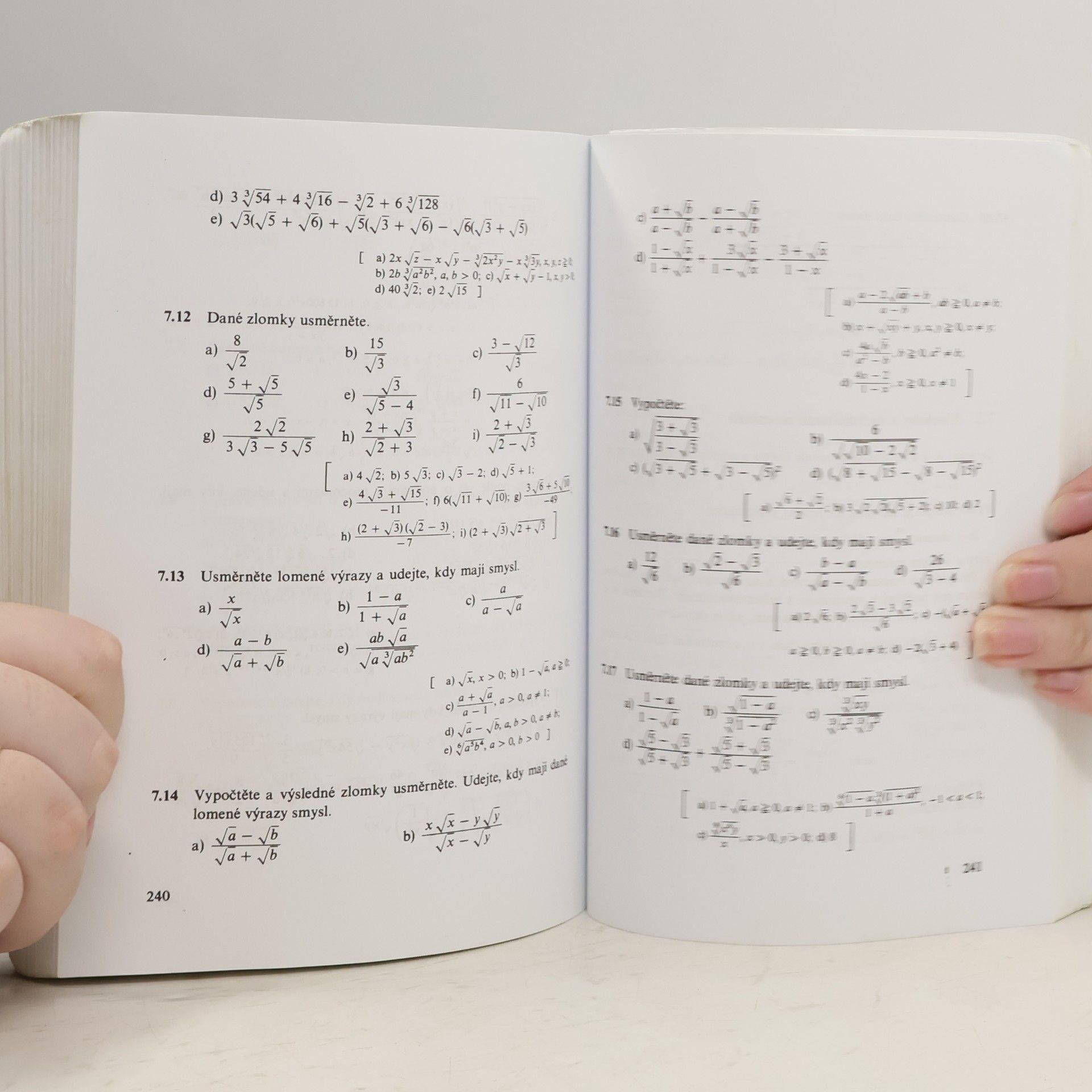František Jirásek Sbírka úloh z matematiky pro SOŠ a pro studijní obory SOU. 1. část