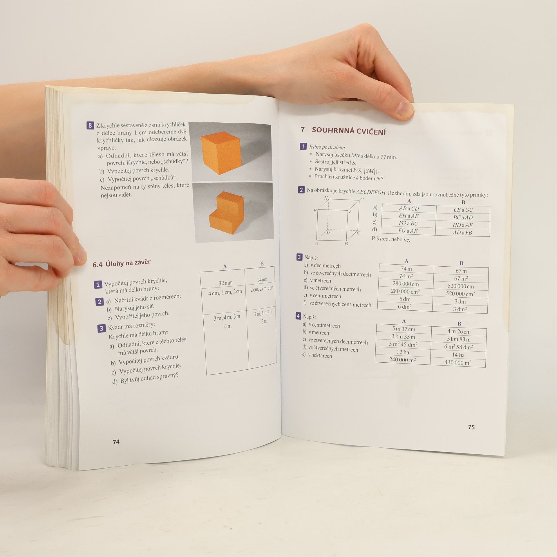Oldřich Odvárko Matematika pro 6. ročník základní školy. [1], Opakování z aritmetiky a geometrie
