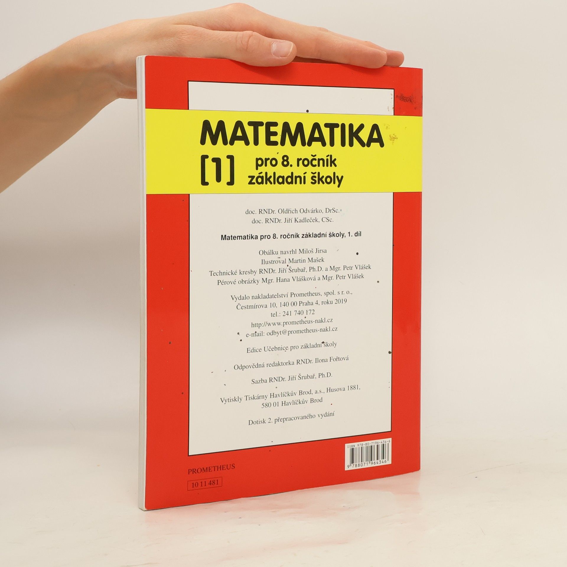Oldřich Odvárko Matematika pro 8. ročník základní školy 1