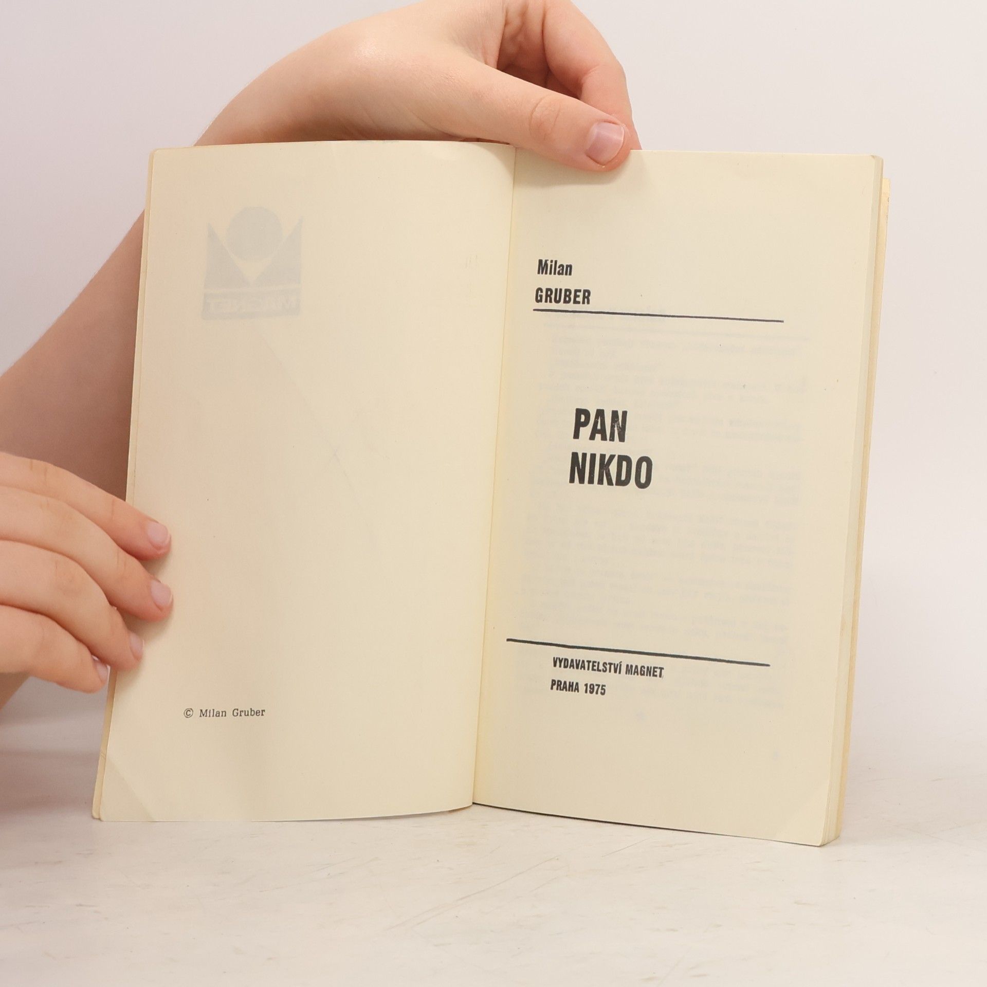 Milan Gruber Pan nikdo 7/’75