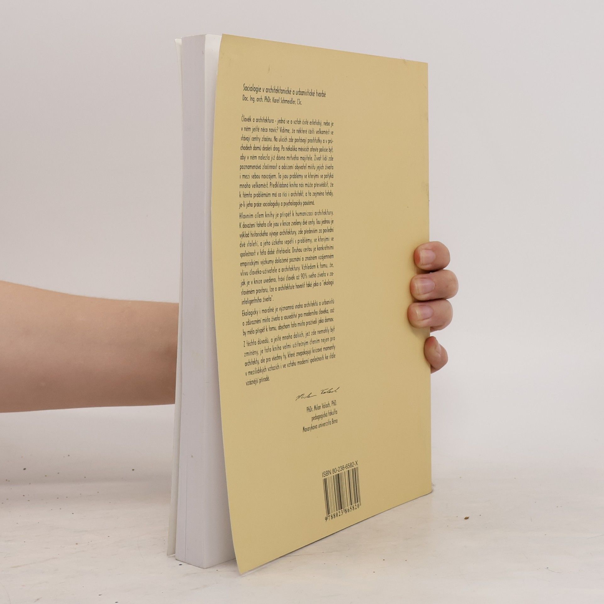 Karel Schmeidler Sociologie v urbanistické a architektonické tvorbě