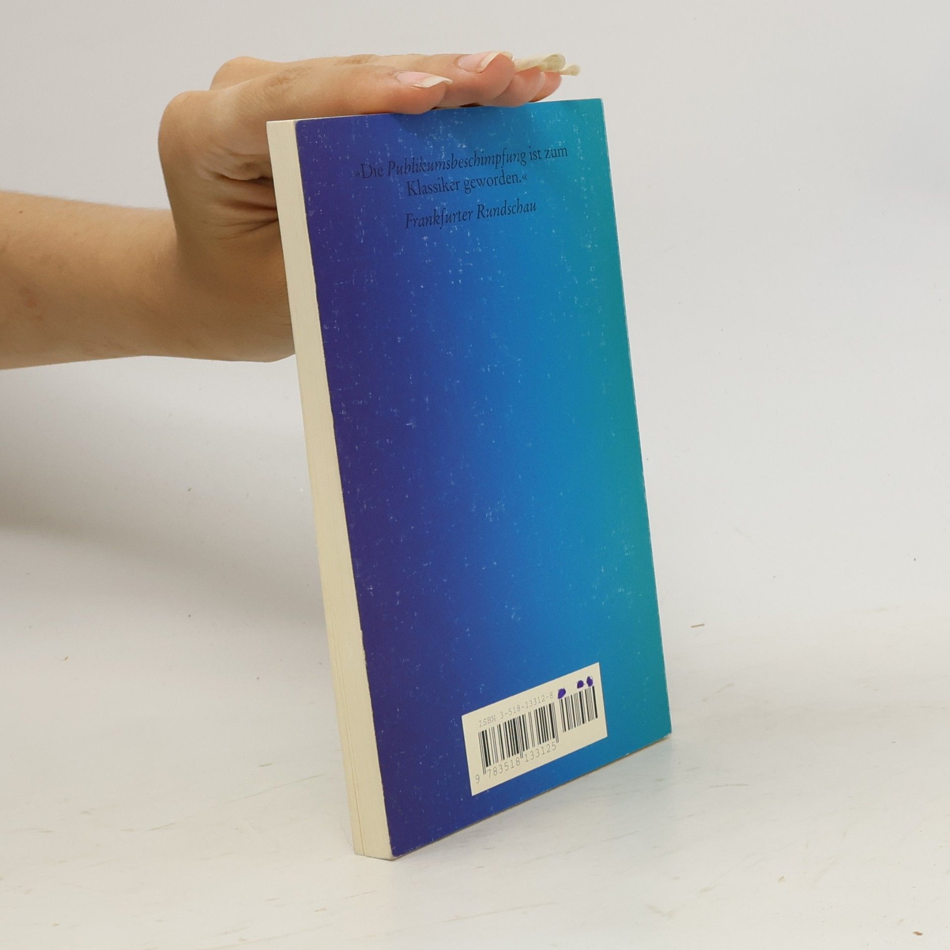 Peter Handke Publikumsbeschimpfung und andere Sprechstücke