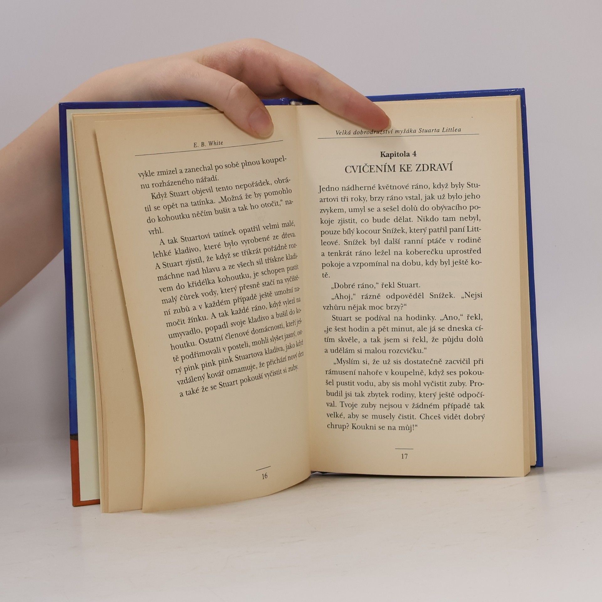 E. B. Elwyn Brooks White Velká dobrodružství myšáka Stuarta Littlea