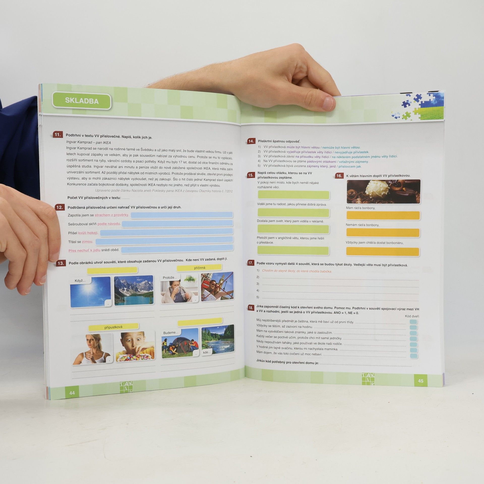 Autorenkollektiv Hravá čeština 7. Pracovní sešit pro 7. ročník ZŠ