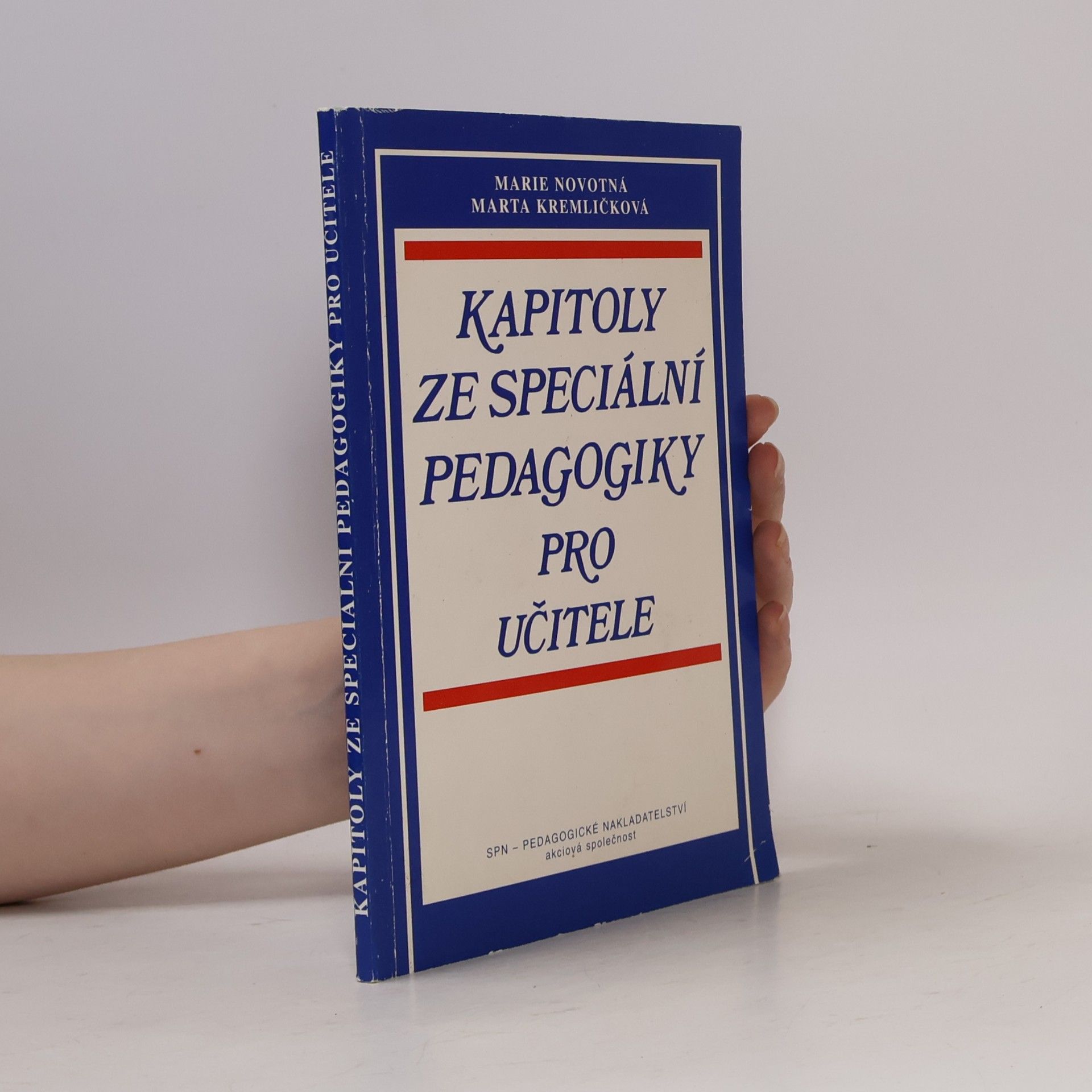 Marta Kramličková Kapitoly ze speciální pedagogiky pro učitele