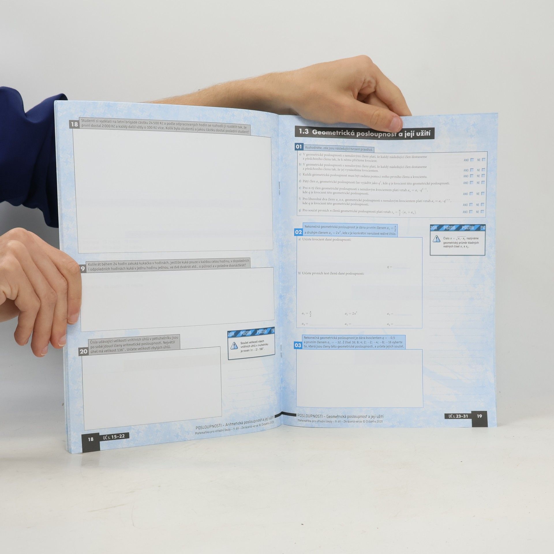 Autores varios Matematika pro střední školy 9. díl: Posloupnosti, řady, finanční matematika - zkrácená verze