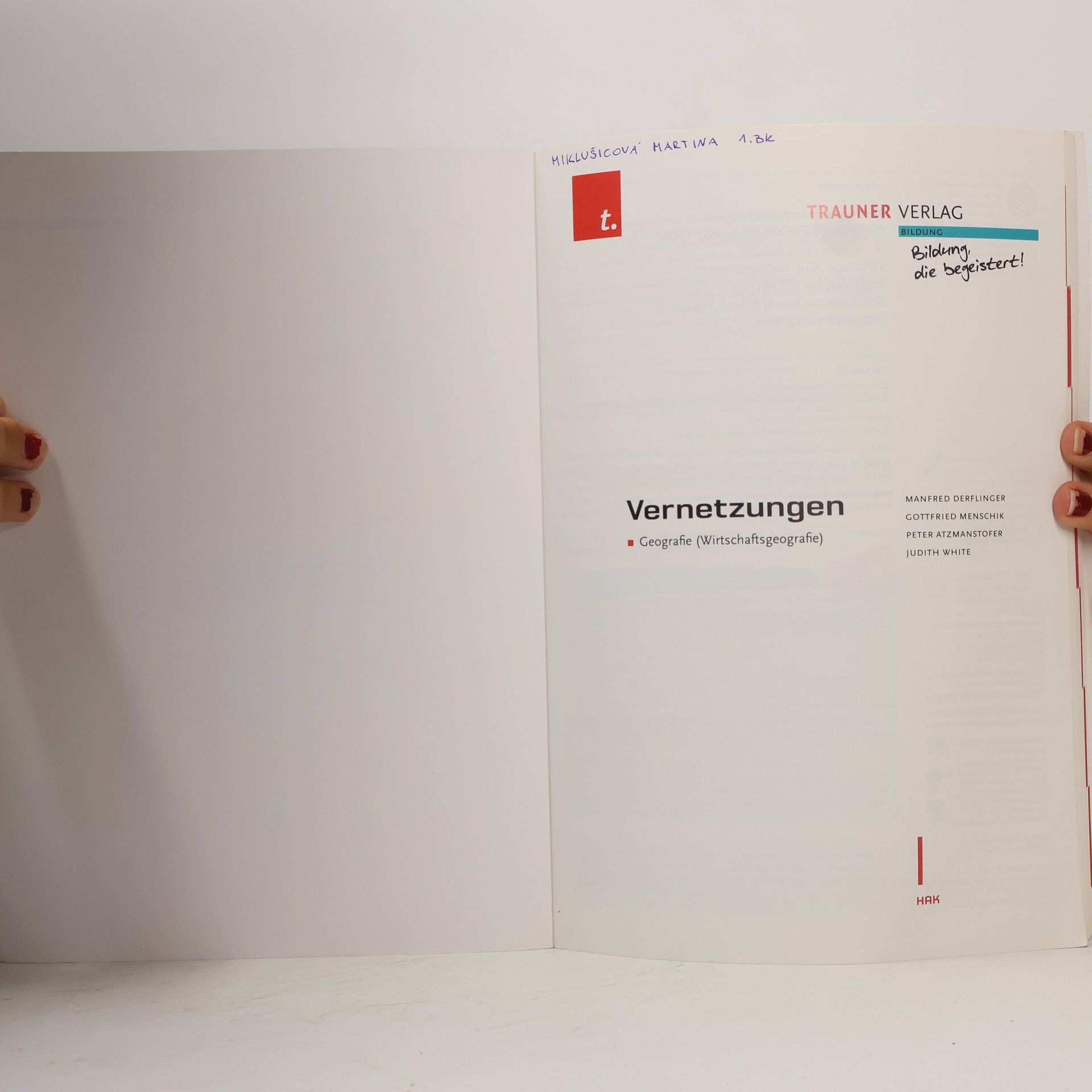 Manfred Derflinger HAK - 1: Vernetzungen