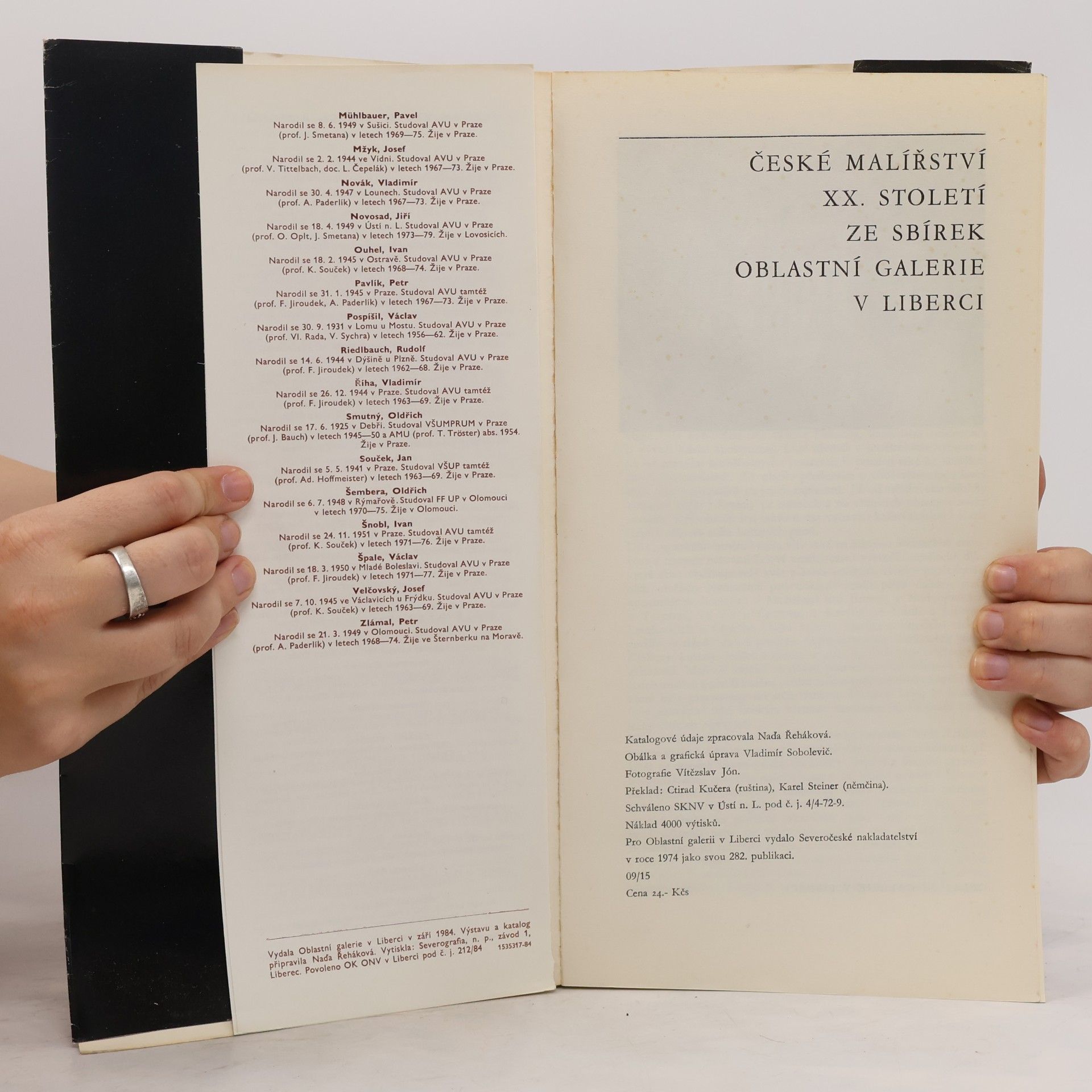 Kolektiv autorů České malířství XX. století ze sbírek Oblastní galerie v Liberci