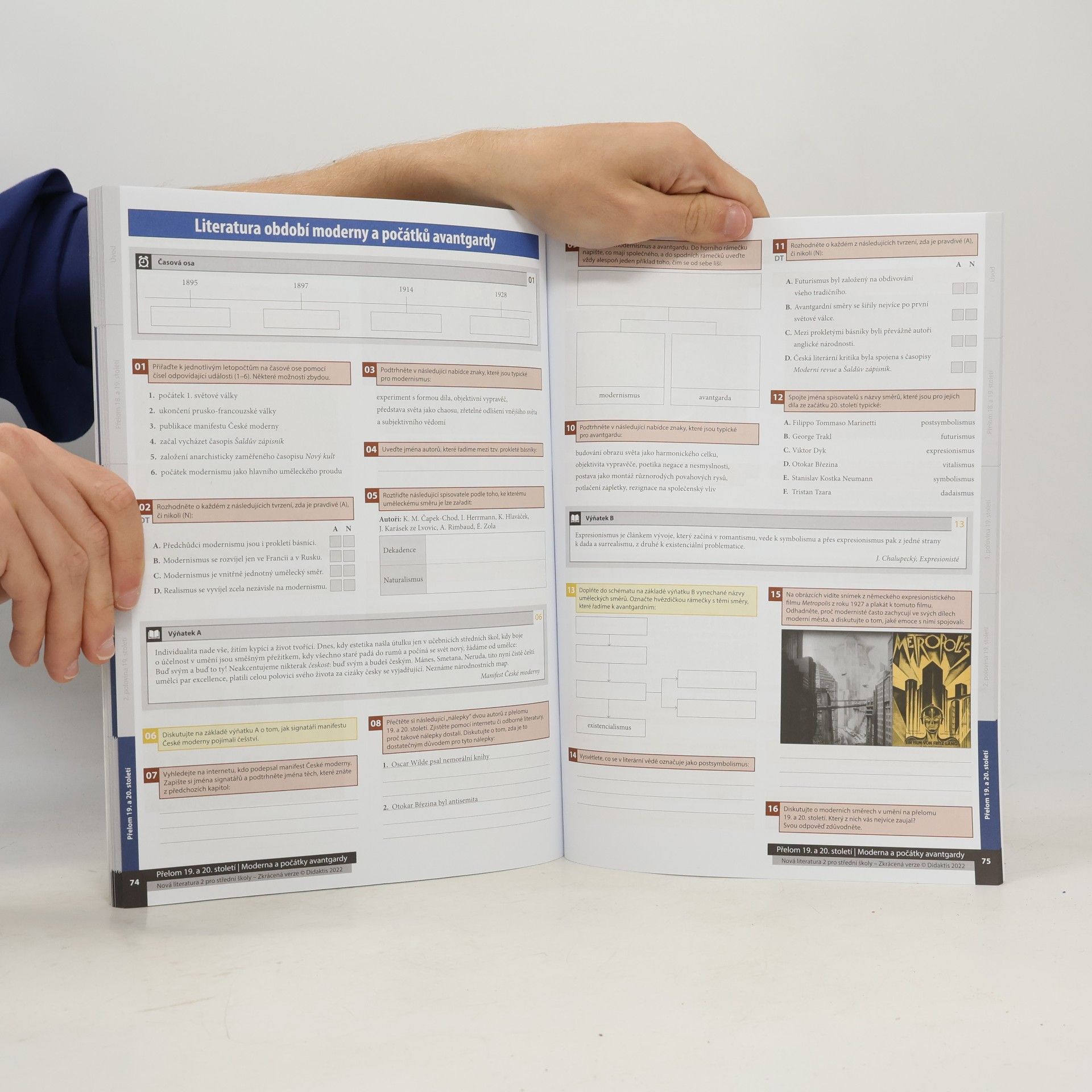 Autorenkollektiv Nová literatura pro střední školy 2 Pracovní sešit