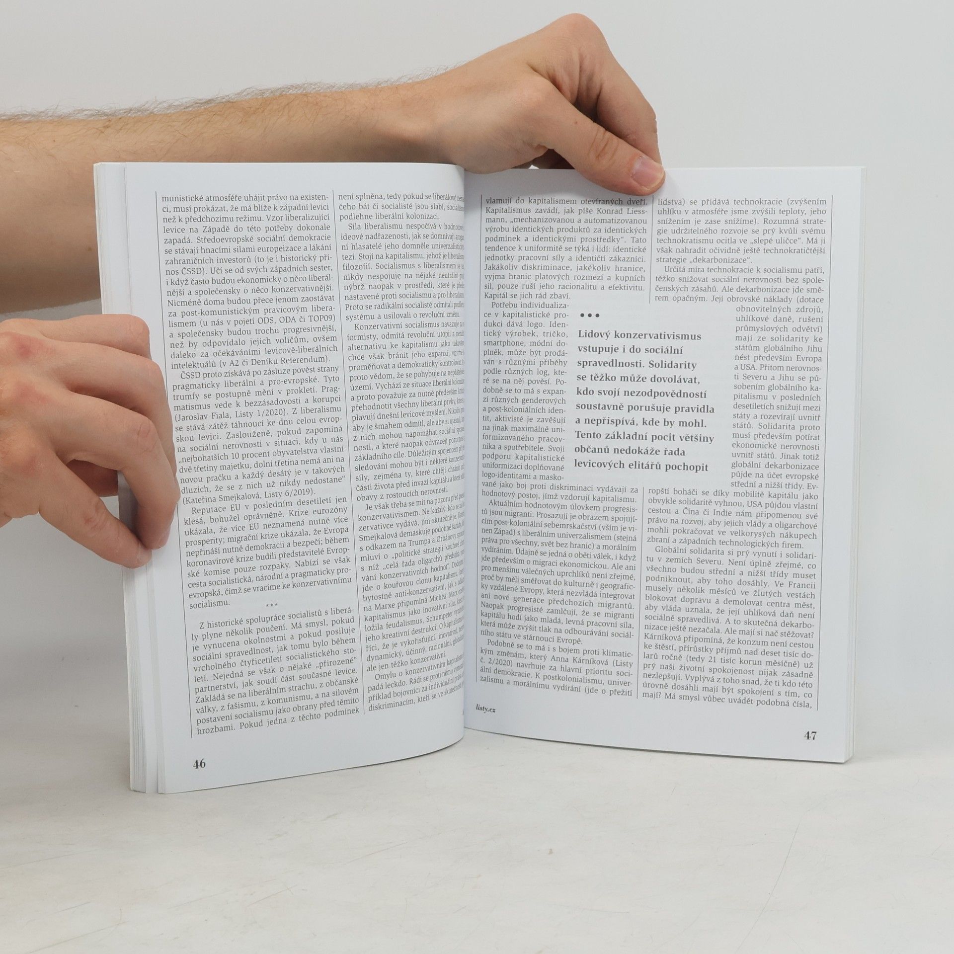 Various authors Listy 3/2020. Dvouměsíčník pro kulturu a dialog
