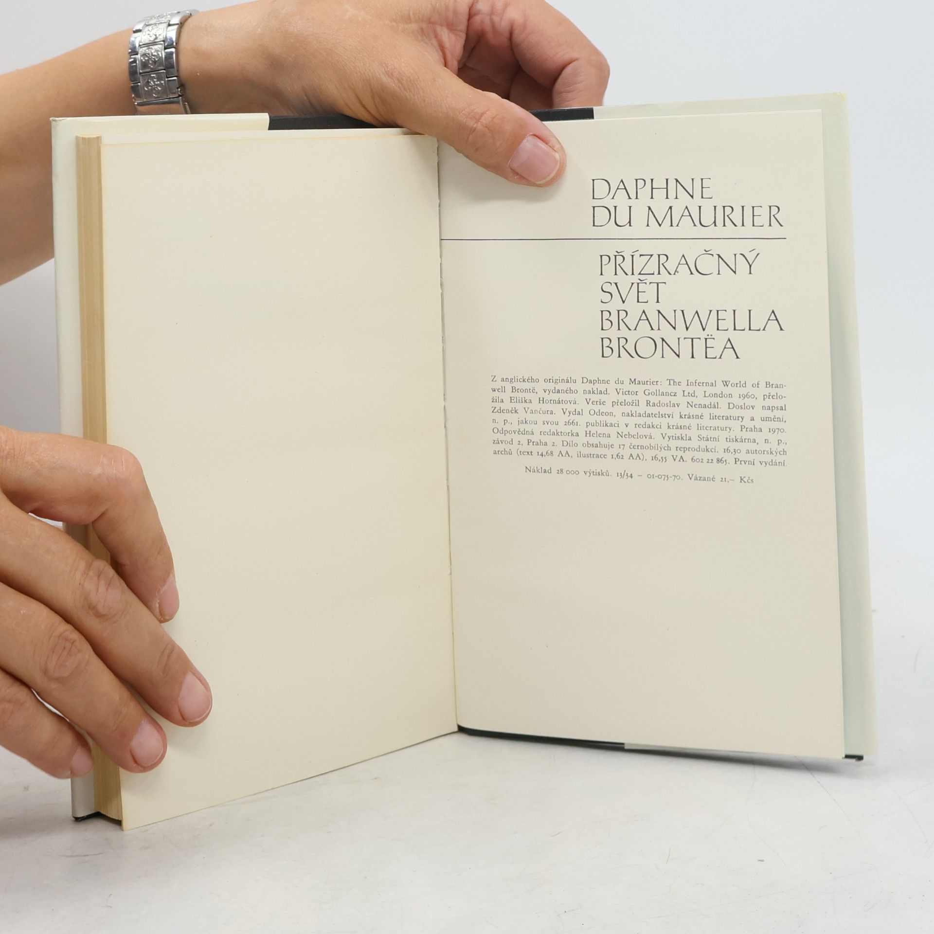 Daphne Du Maurier Přízračný svět Branwella Brontëa