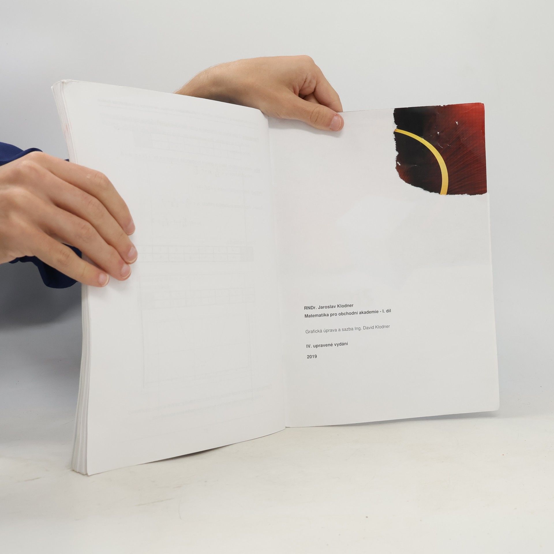 Jaroslav Klodner Matematika pro obchodní akademie a střední odborné školy 1