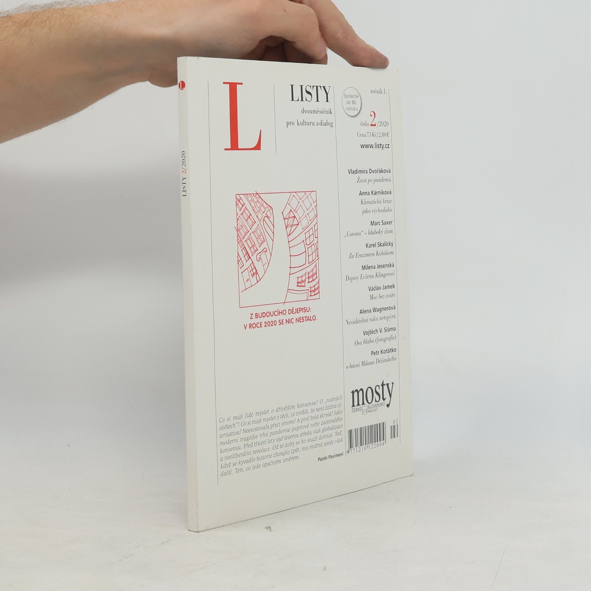 Various authors Listy 2/2020. Dvouměsíčník pro kulturu a dialog