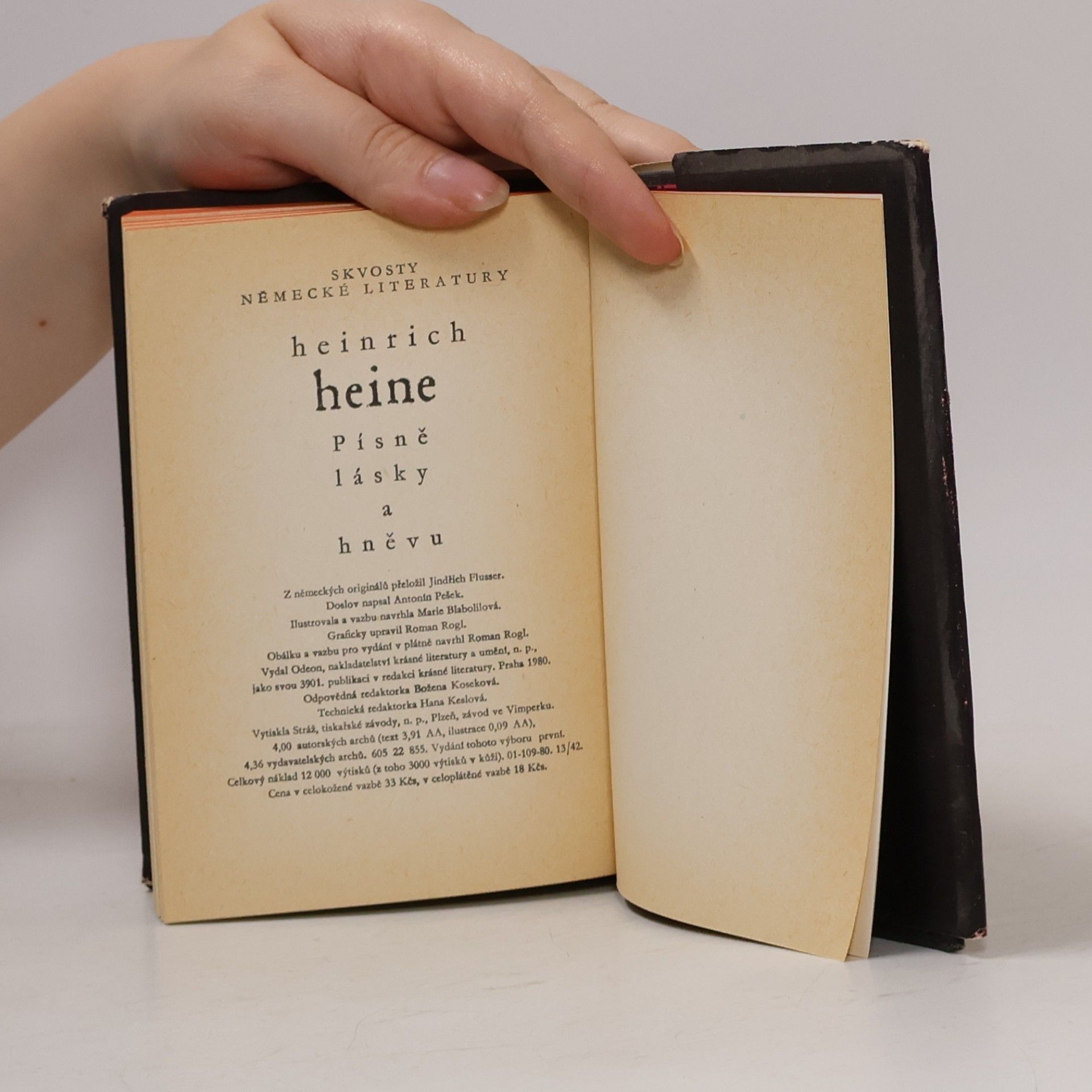 Heinrich Heine Písně lásky a hněvu
