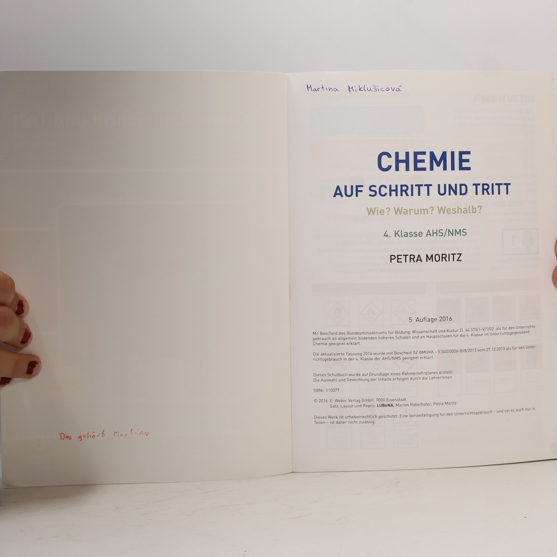Petra Moritz Chemie auf Schritt und Tritt. 4. Klasse AHS/NMS