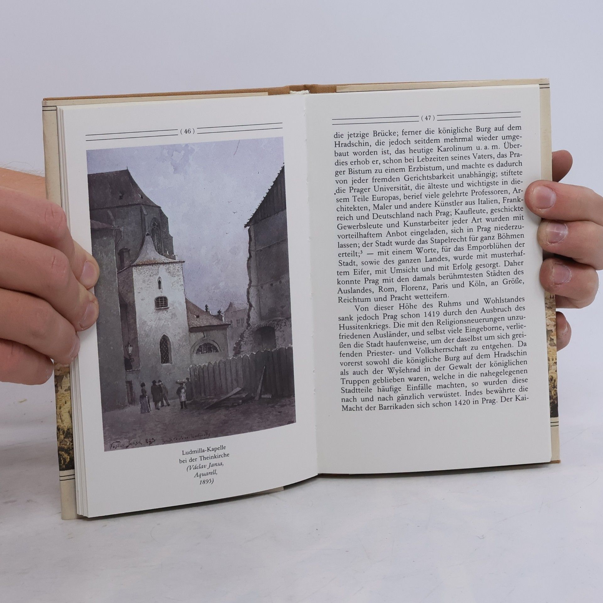 František Palacký Skizze einer Geschichte von Prag