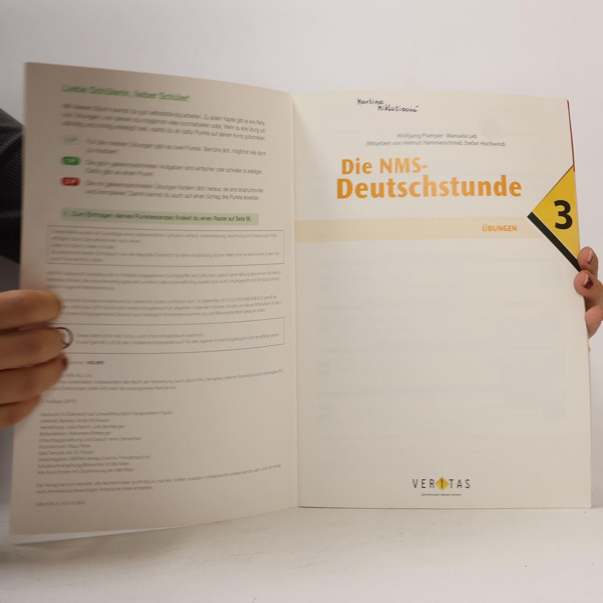 Wolfgang Pramper Die NMS-Deutschstunde 3