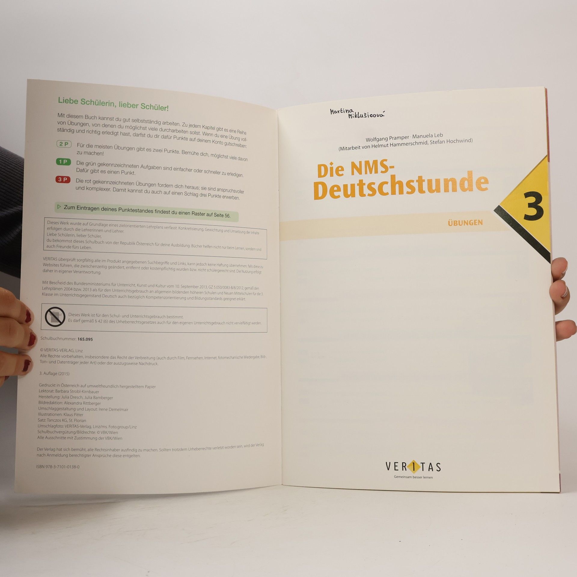 Wolfgang Pramper Die NMS-Deutschstunde 3