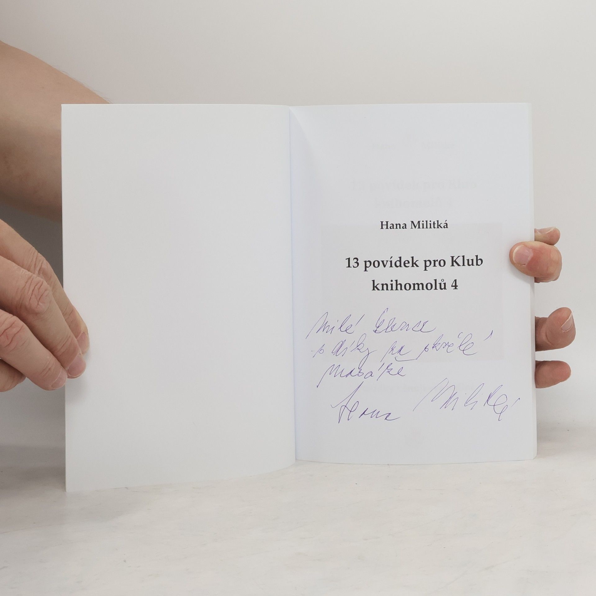 Hana Militká 13 povídek pro Klub knihomolů 4