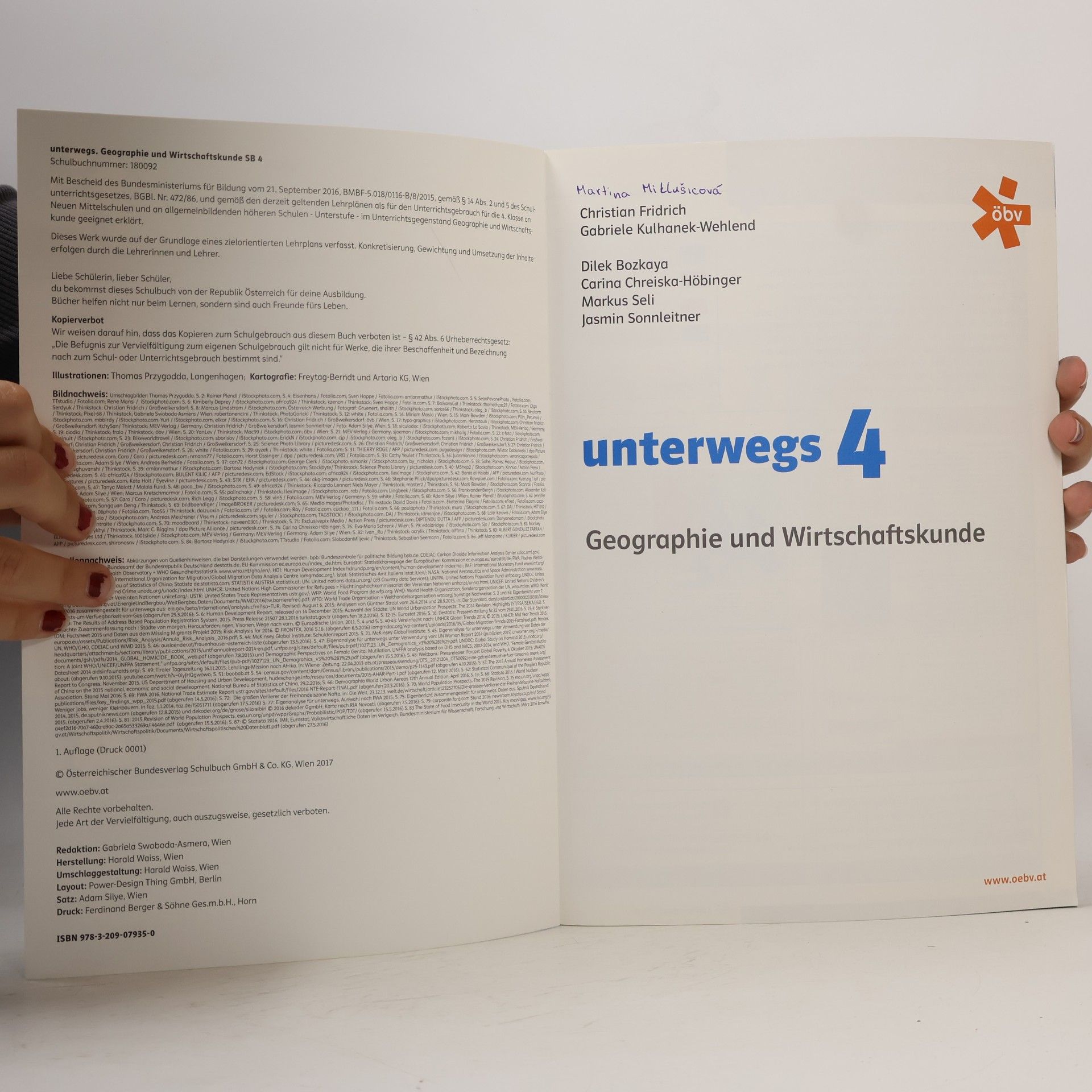 Kolektív autorov Unterwegs 4. Geographie und Wirtschaftskunde