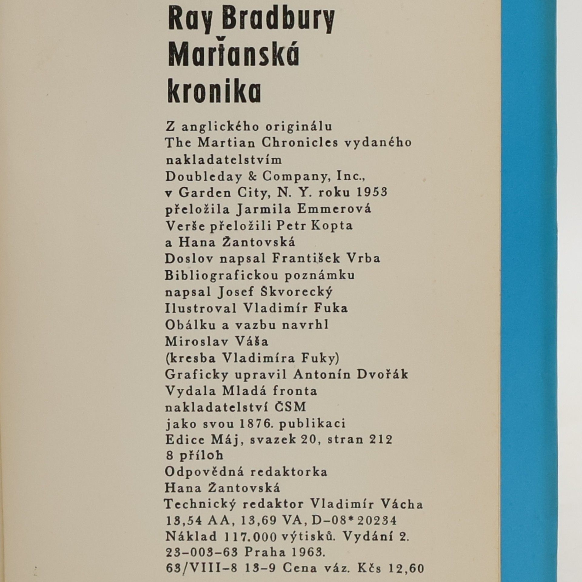 Ray Bradbury Marťanská kronika