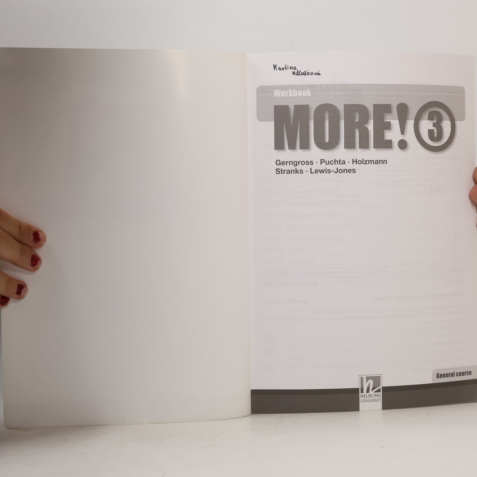 Günter Gerngross MORE! 3 Workbook General Course