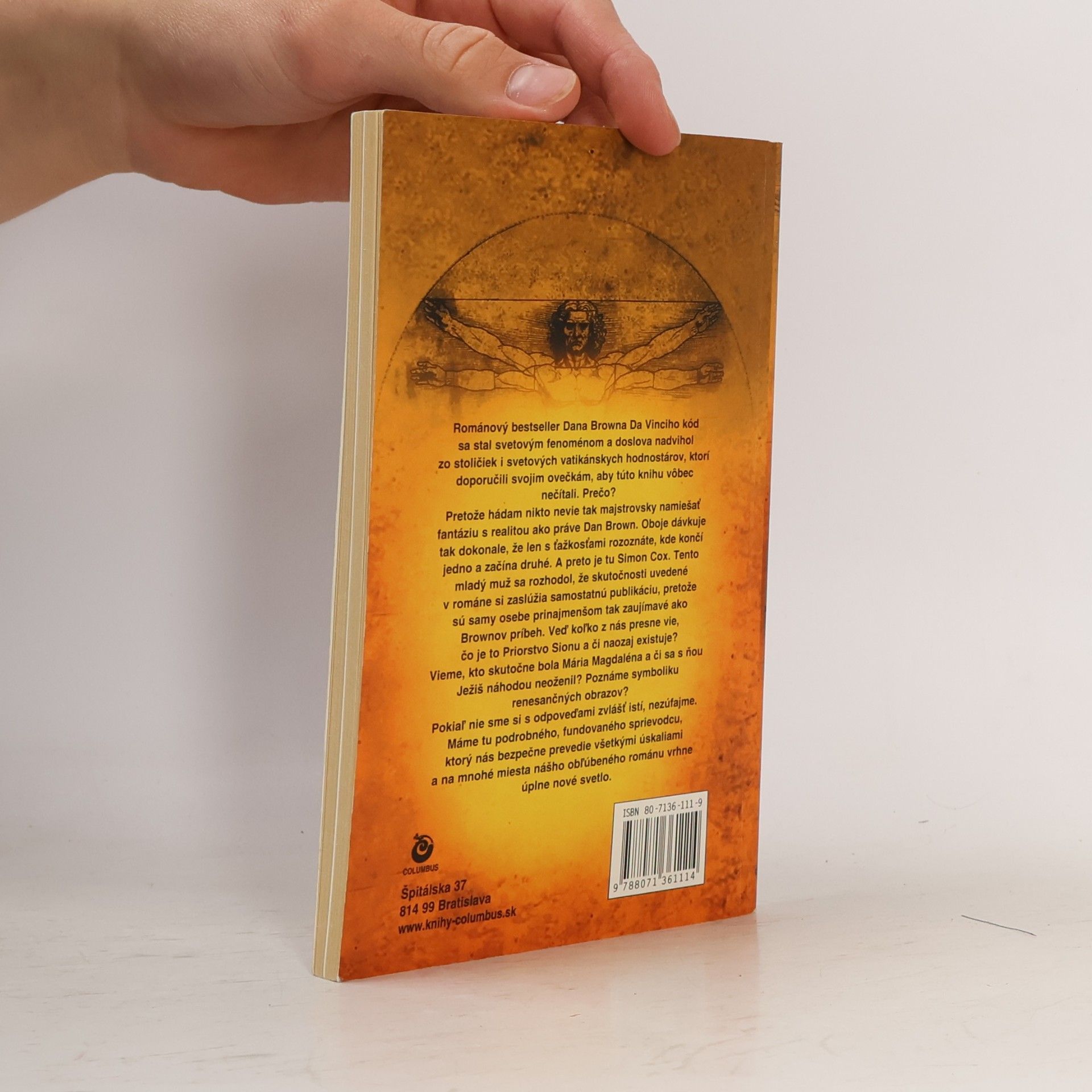 Simon Cox Da Vinciho kód - fakty
