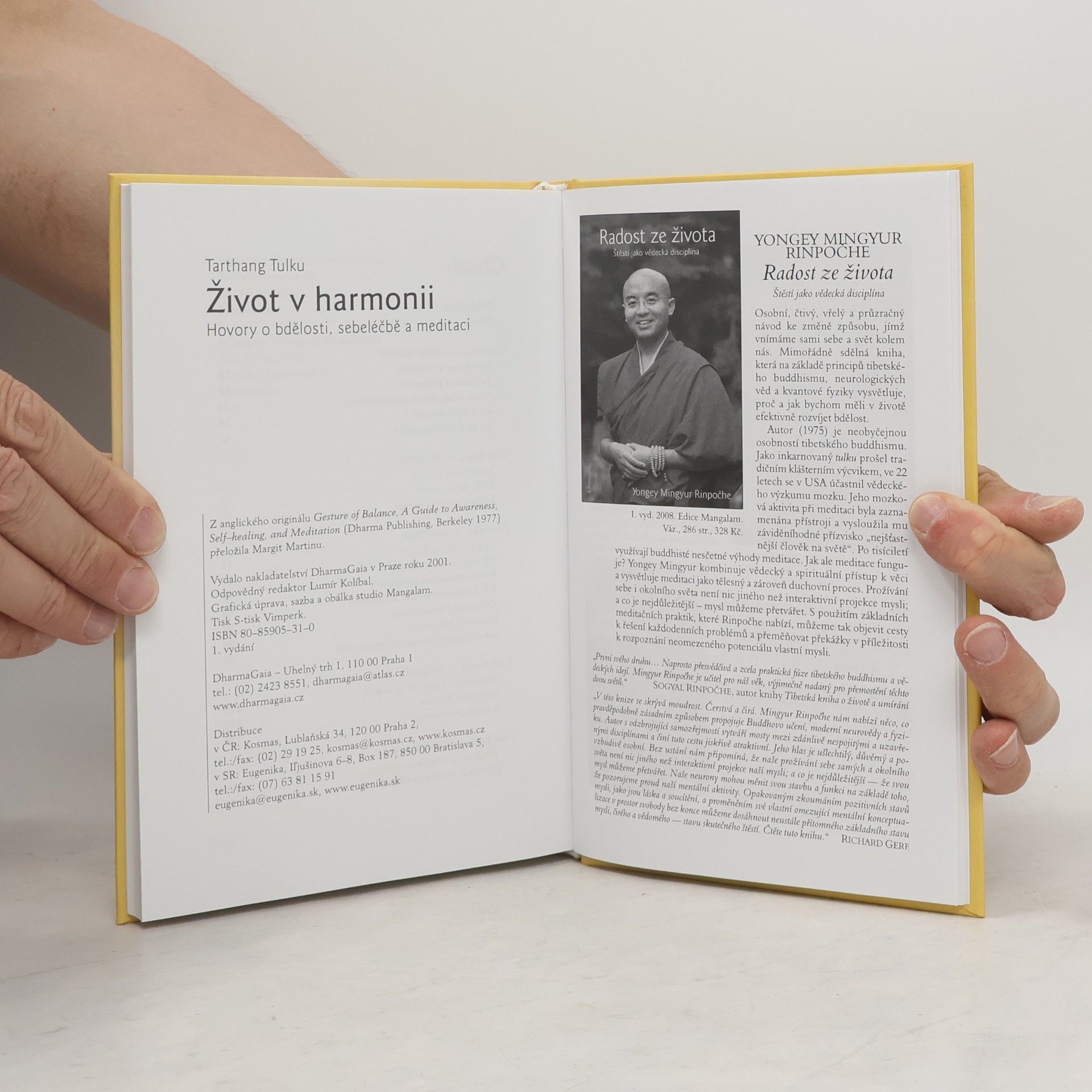 Tarthang Tulku Život v harmonii