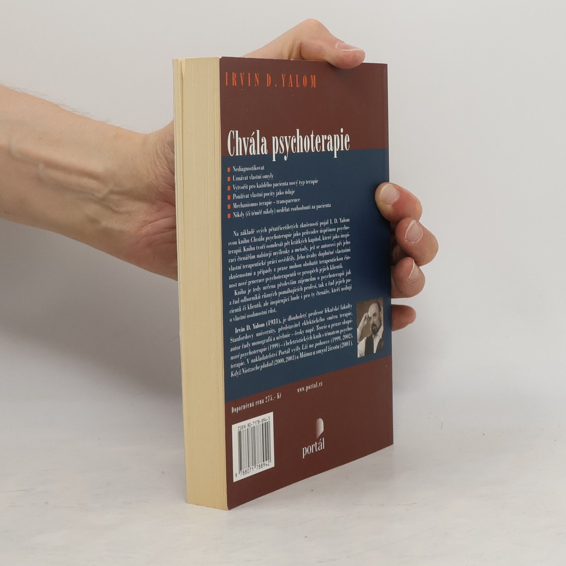 Irvin Yalom Chvála psychoterapie