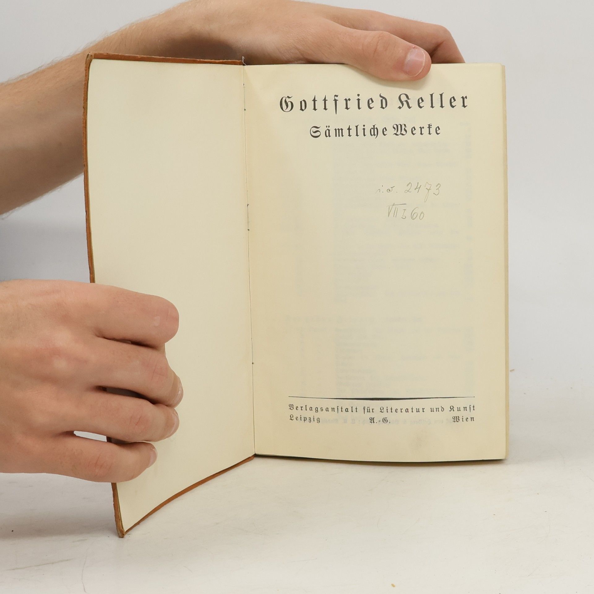 Gottfried Keller Sämtliche Werke