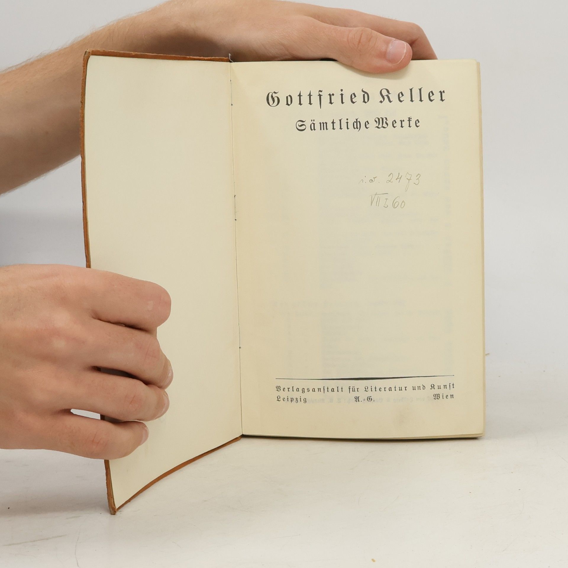 Gottfried Keller Sämtliche Werke