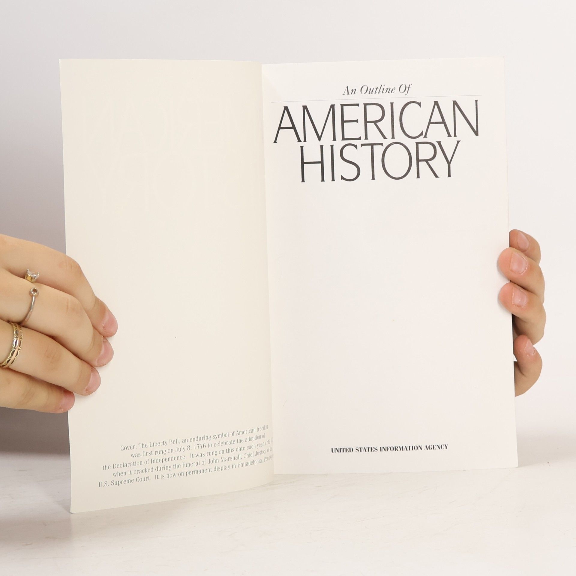 Various authors An Outline of American History
