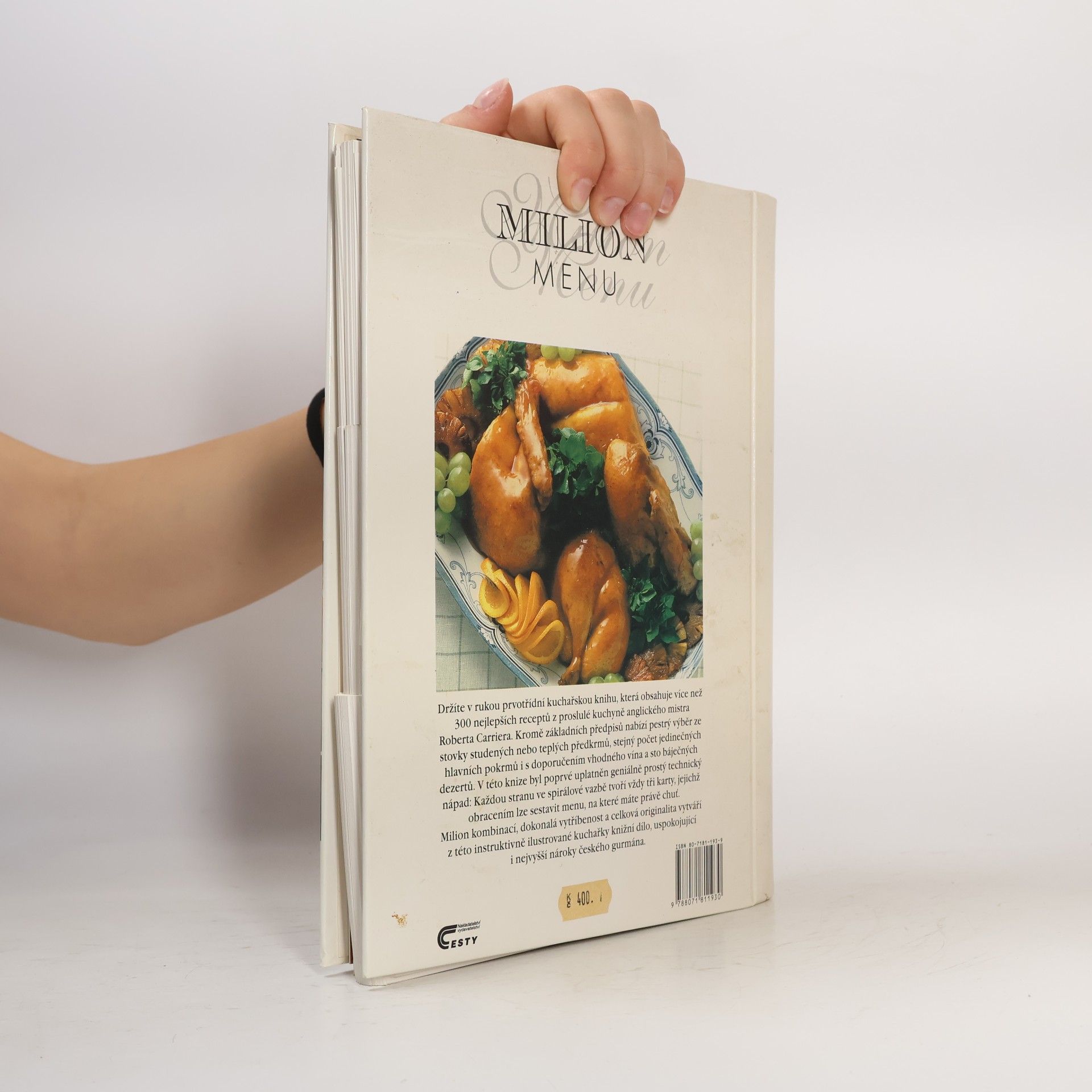 Robert Carrier Milion menu