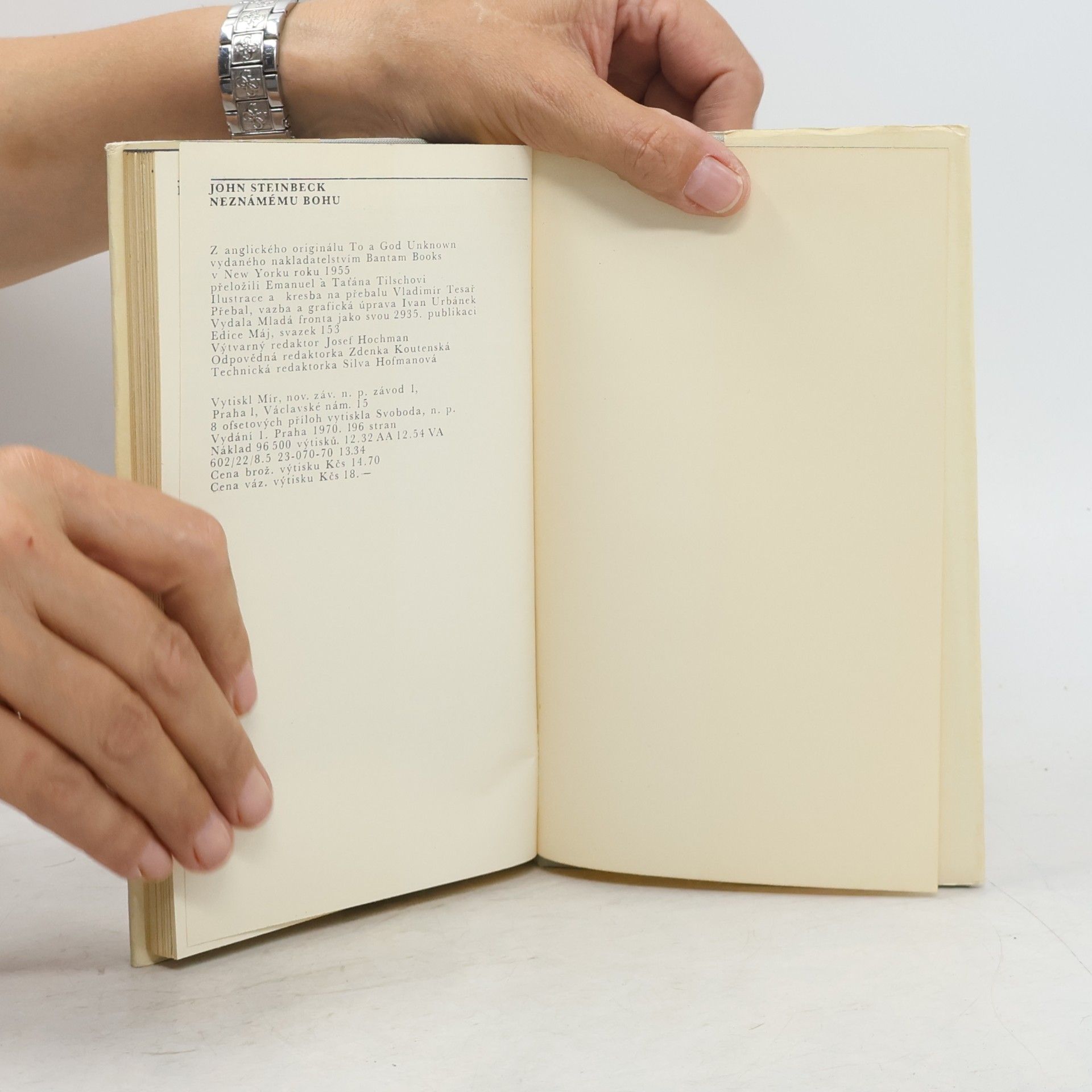 John Steinbeck Neznámému bohu