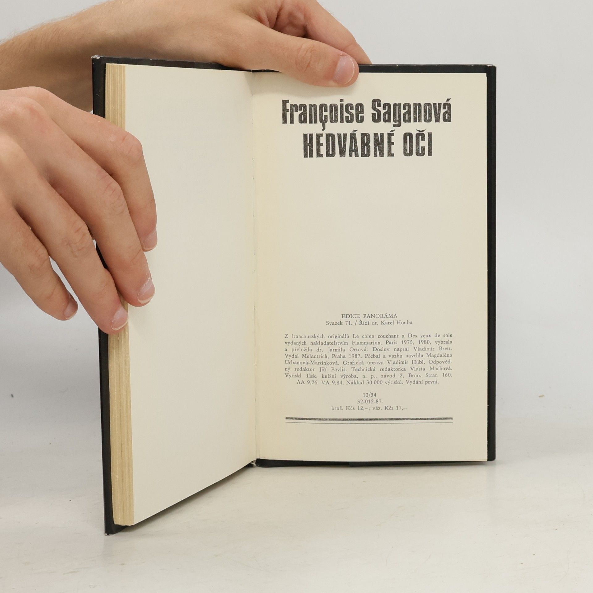 Françoise Sagan Hedvábné oči