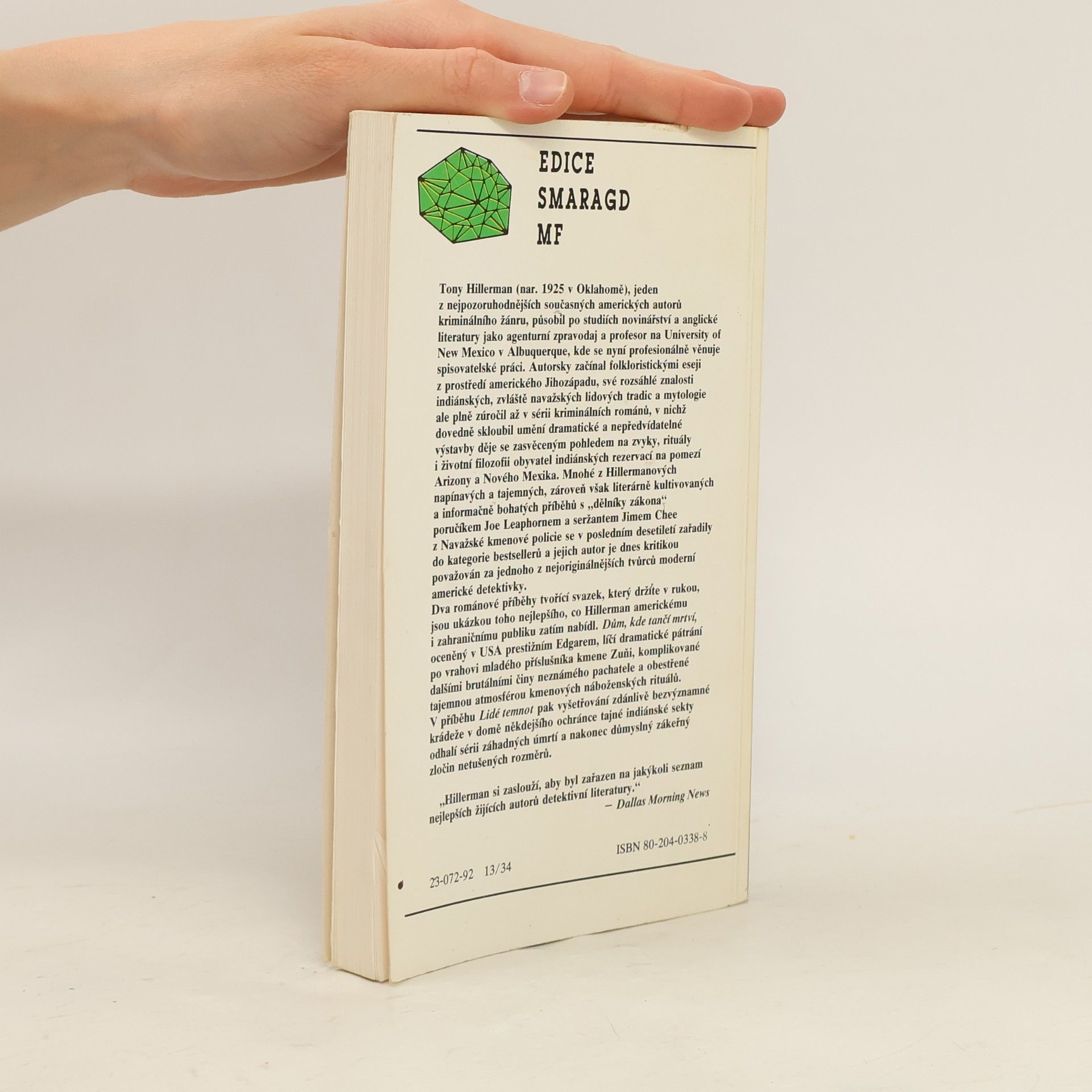 Tony Hillerman Dům, kde tančí mrtví ; Lidé temnot