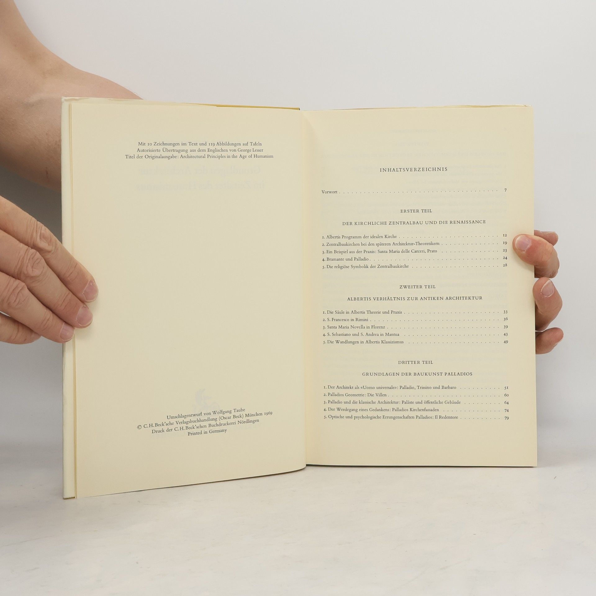 Rudolf Wittkower Grundlagen der Architektur im Zeitalter des Humanismus