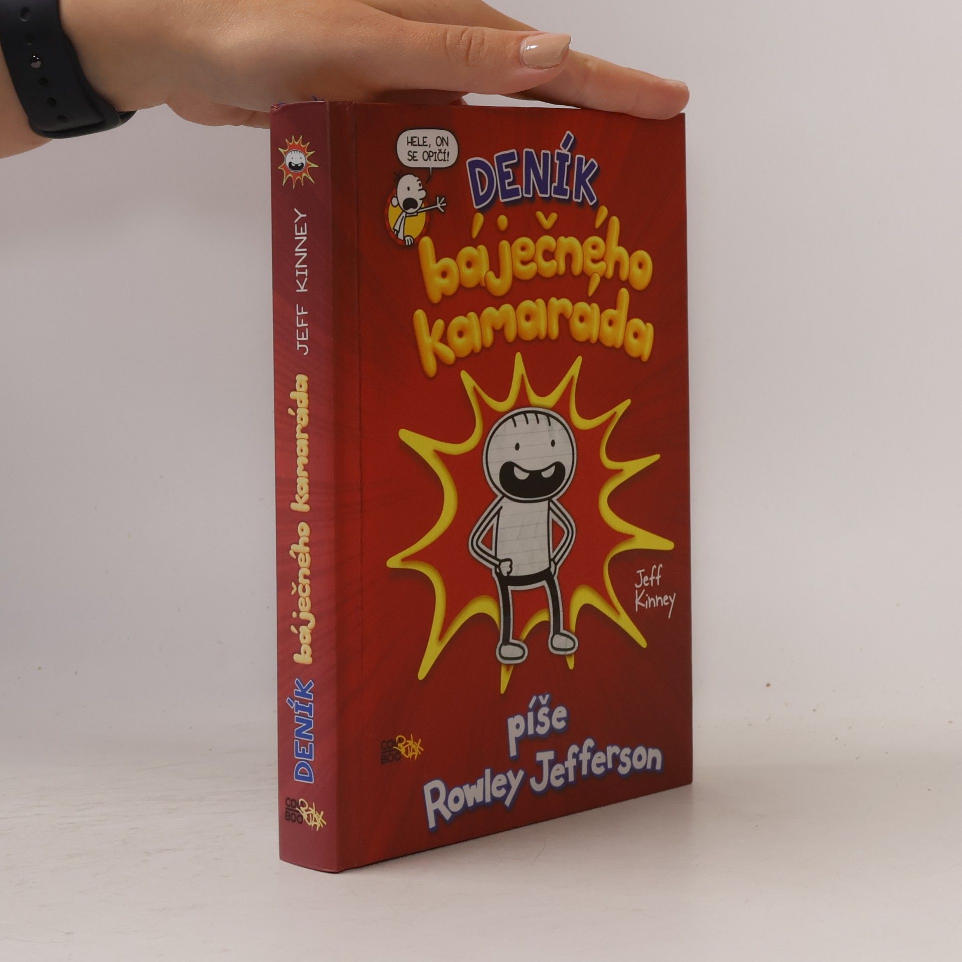 Jeff Kinney Deník báječného kamaráda. Píše Rowley Jefferson